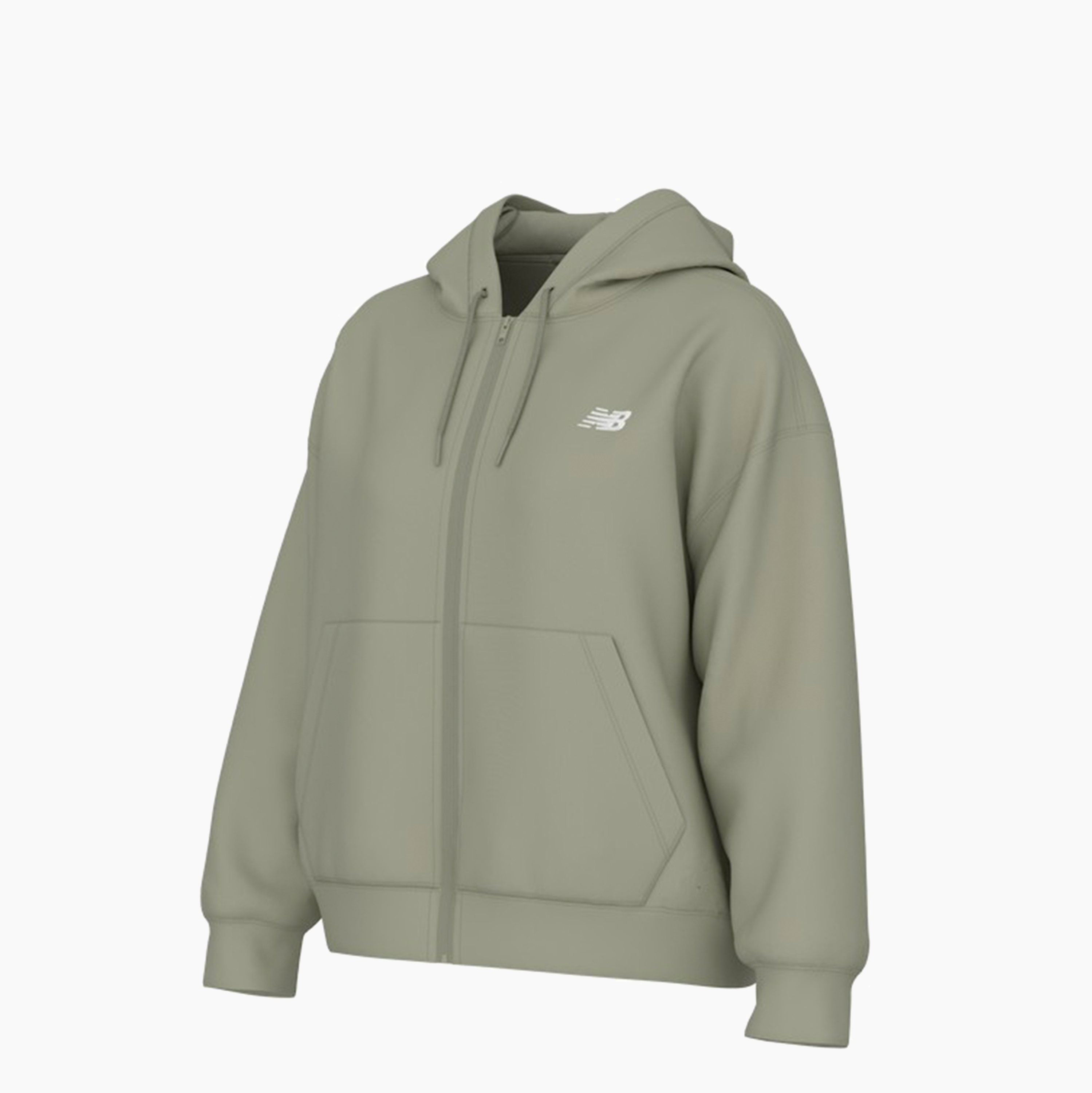 NEW BALANCE ESSENCIAIS DESPORTIVOS FELPA FRANCESA CINZA - WJ41501OVN