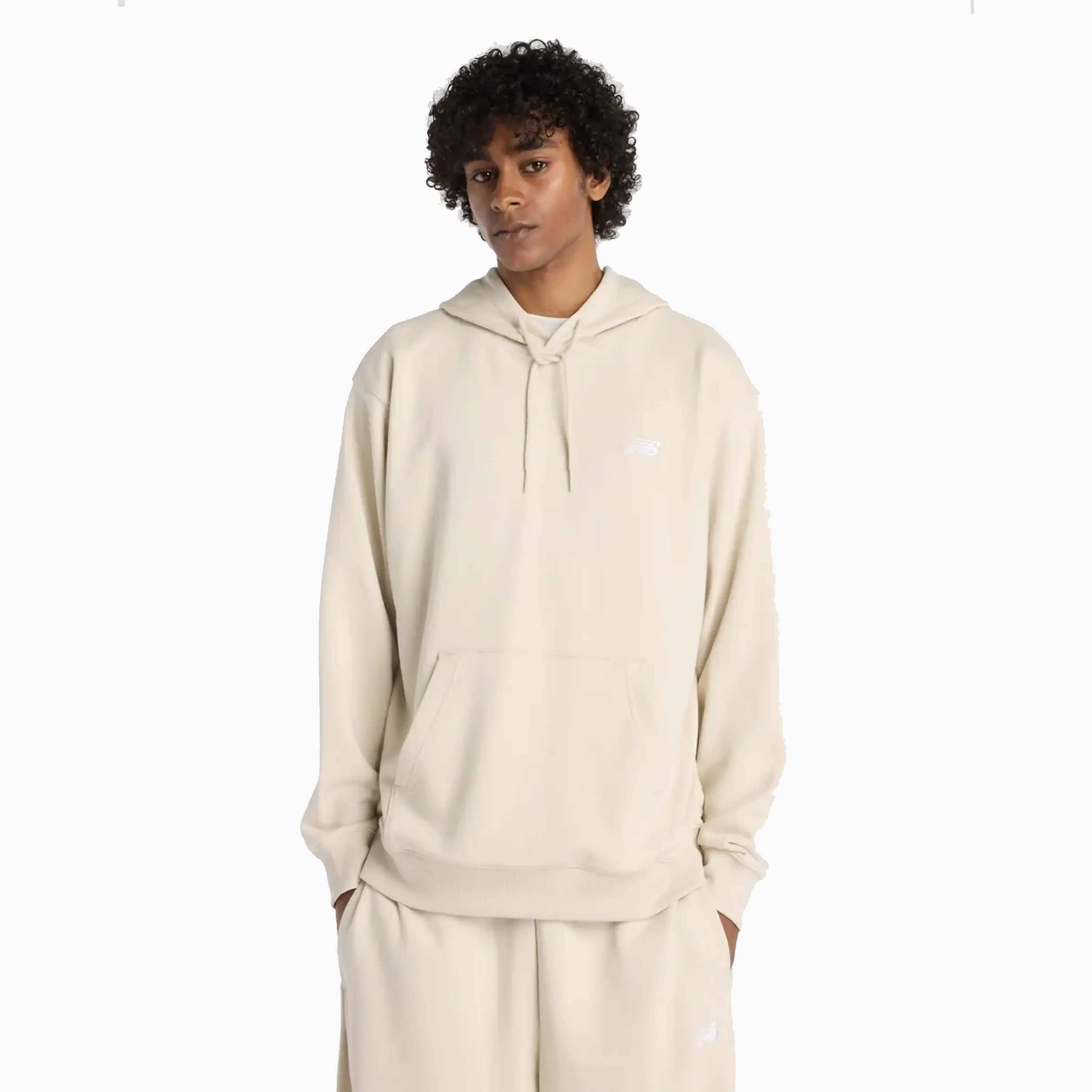 NEW BALANCE SPORT ESSENTIALS HOODIE GRAU - MT41508TWF