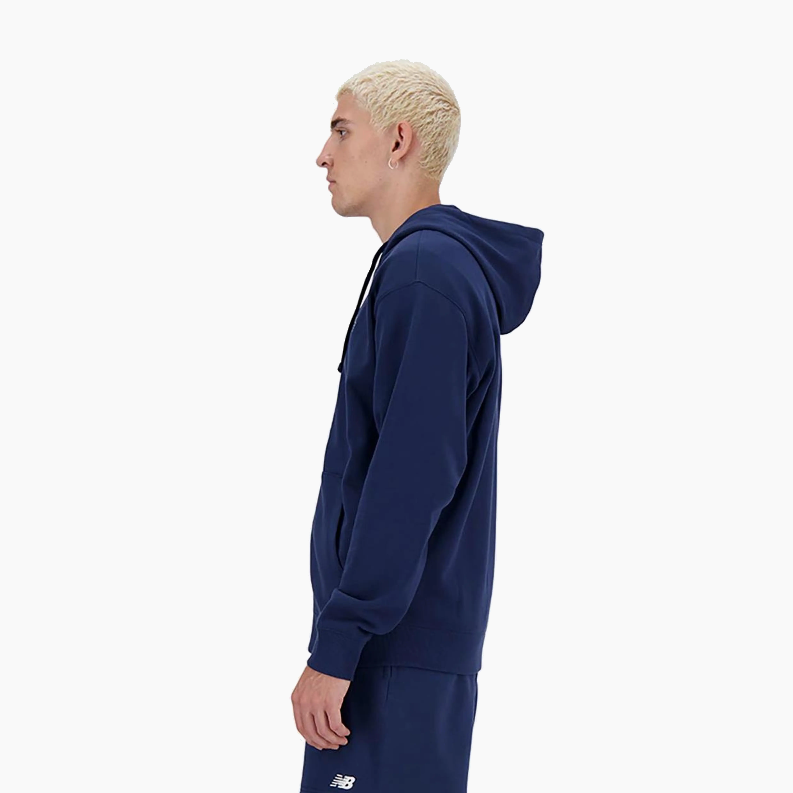 NEW BALANCE LOGO ESSENCIAIS DO ESPORTE TERRY FRANCÊS AZUL MARINHO MJ41501-NNY