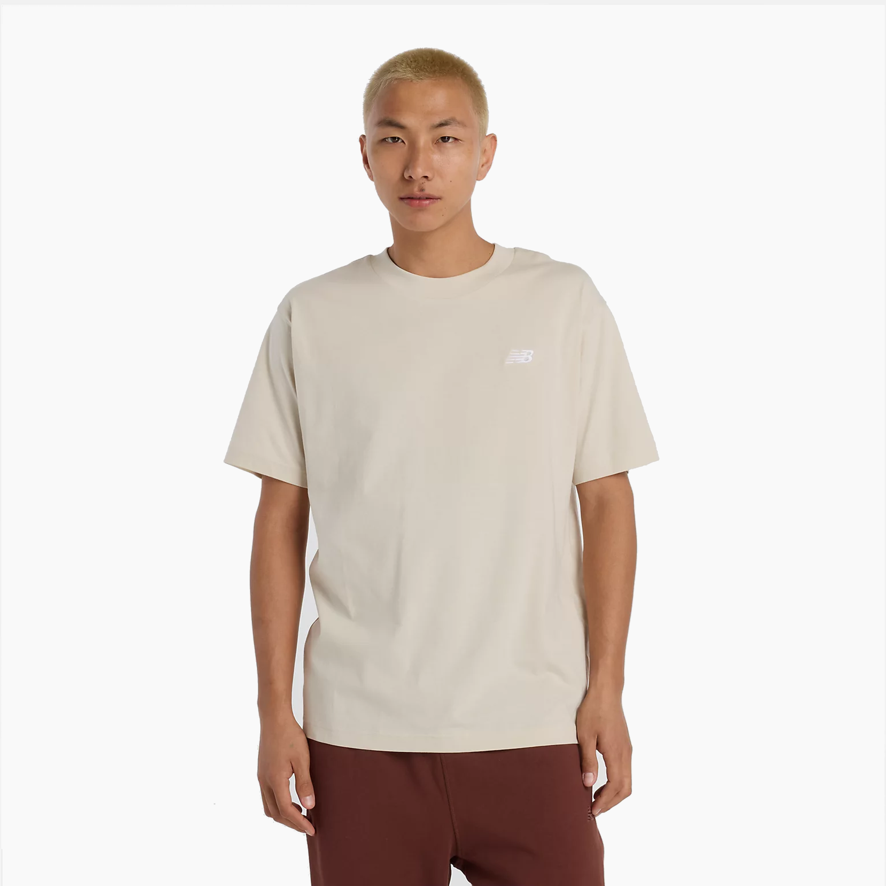 NEW BALANCE SPORT ESSENTIALS TEE SHIRT GREY - MT41509TWF