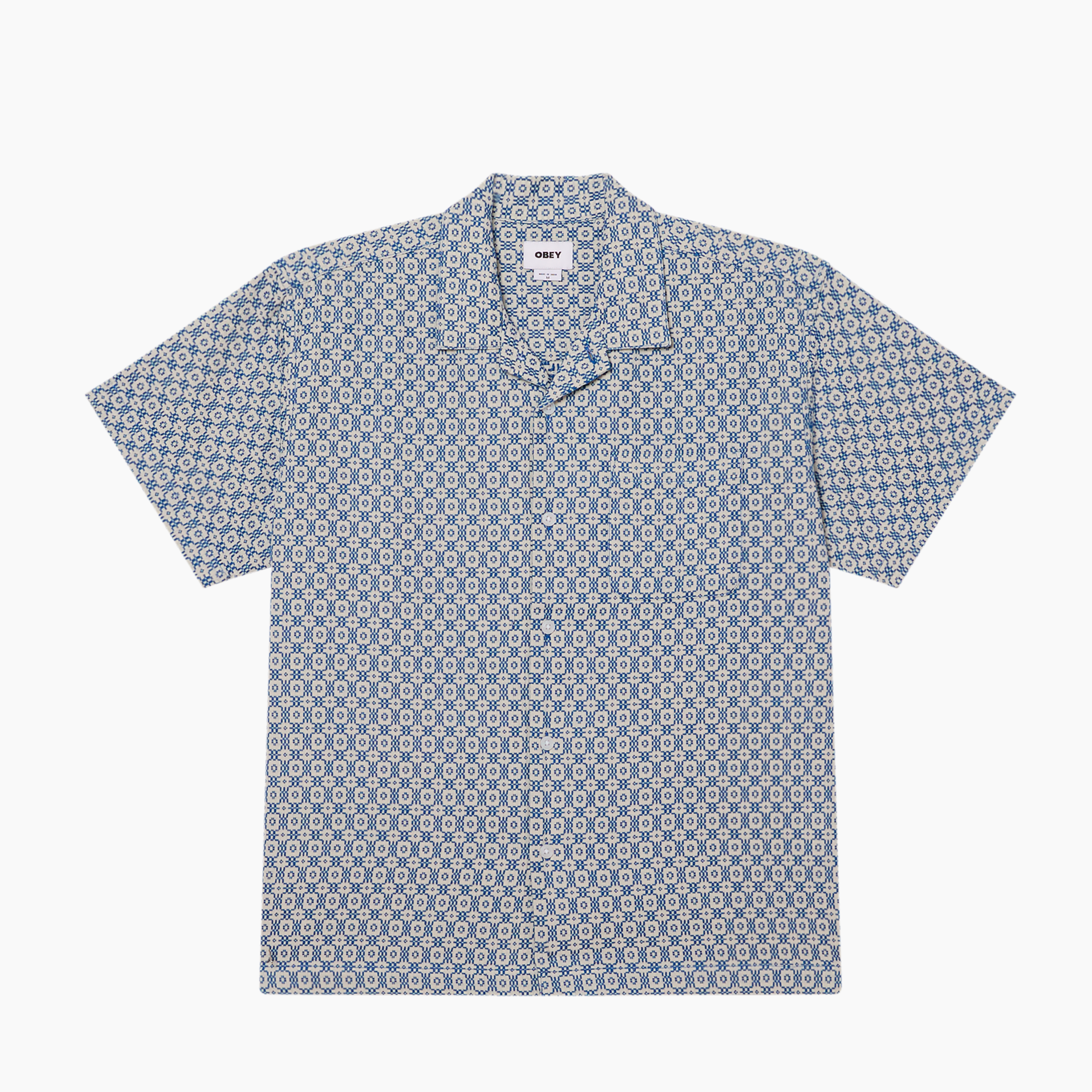 OBEY CLOTHING ADRIAN WOVEN UNBLEACHED MULTI 181210452-UBL