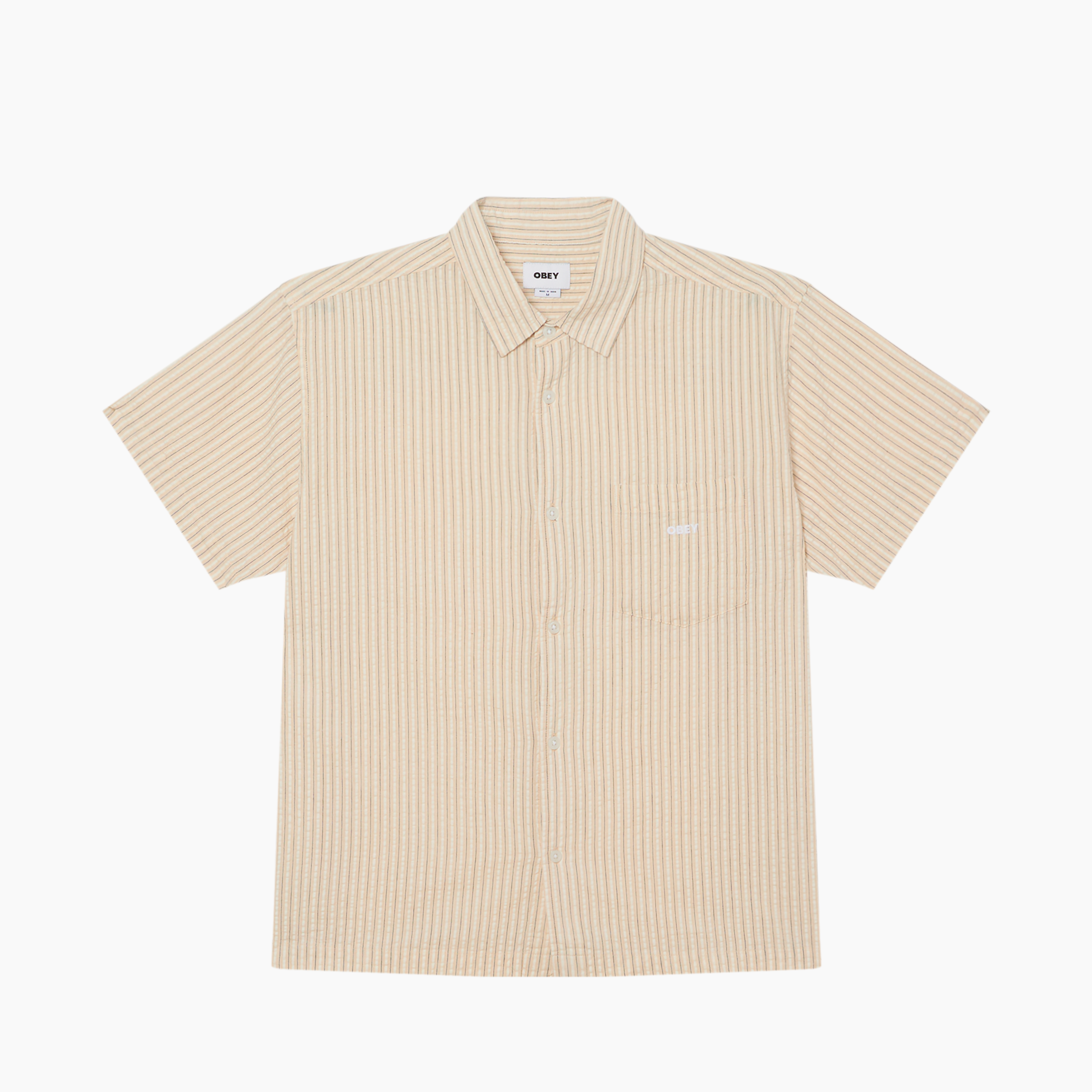 OBEY CLOTHING ALAN WOVEN UNBLEACHED MULTI 181210453-UBL