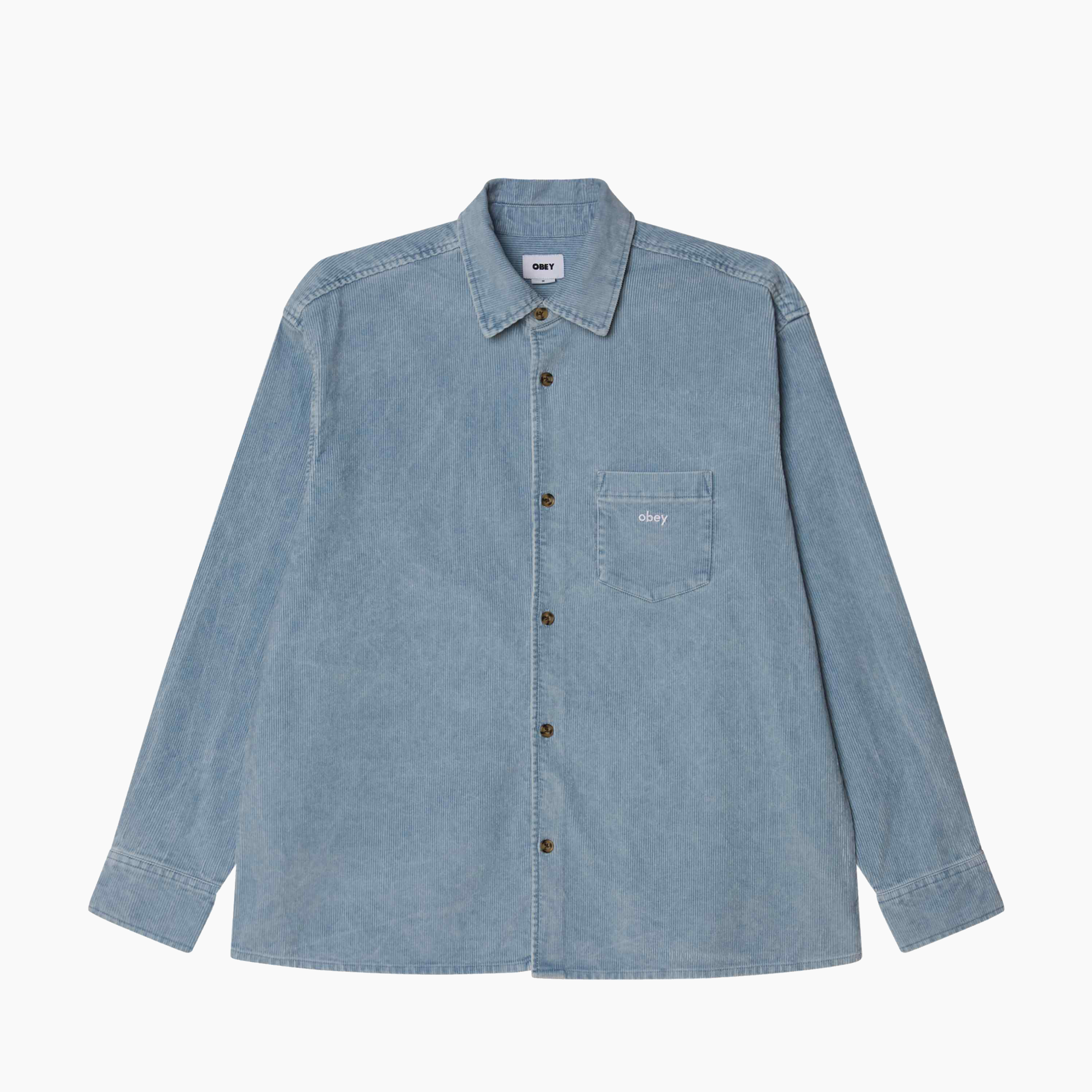 OBEY CLOTHING BUCKEY CORDUROY BLUE FOG FADED 181200411-BFG