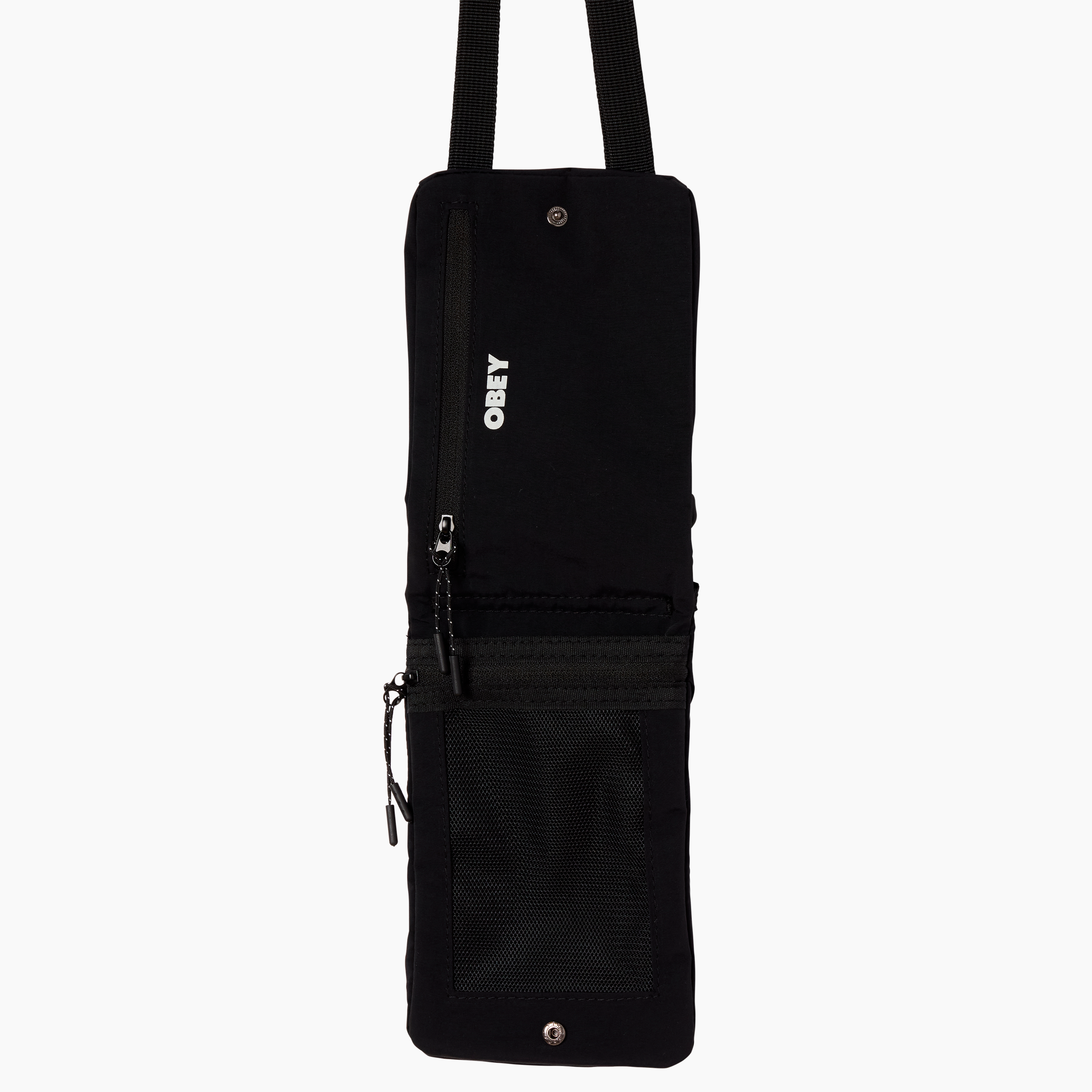 OBEY CLOTHING COMPACT TRAVELER BAG BLACK 100010167-BLK