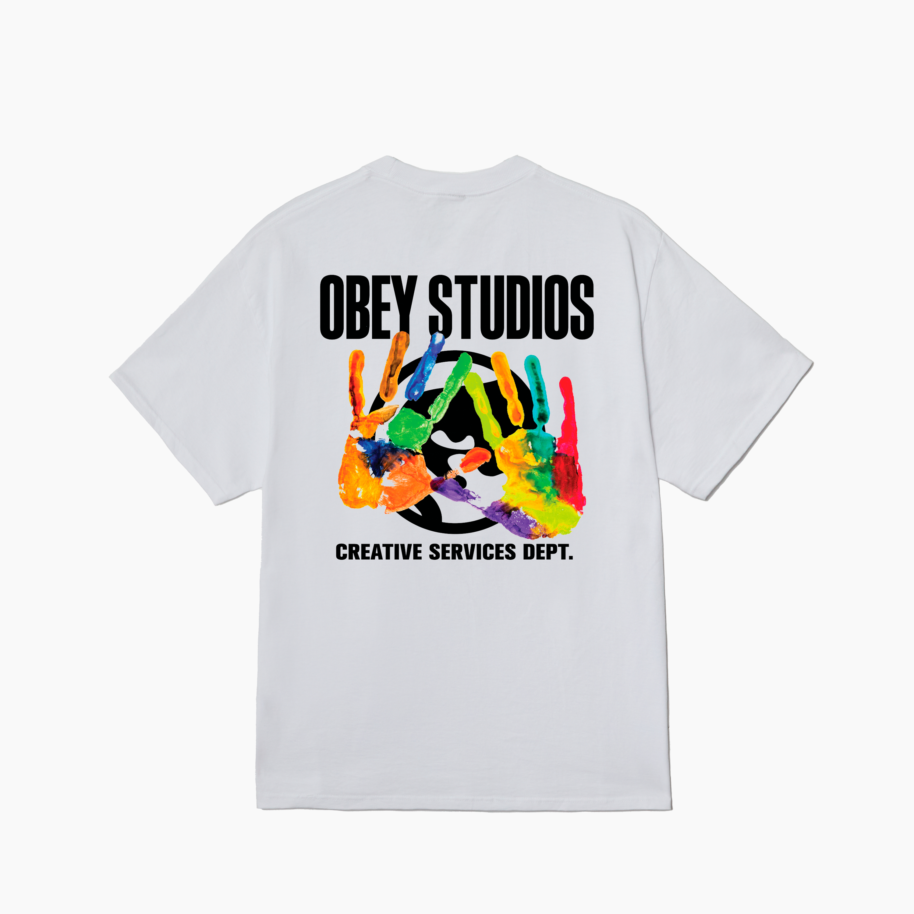 OBEY CLOTHING CREATIVE SERVICES DEPT CLASSIC T-SHIRT 165264301-WHT