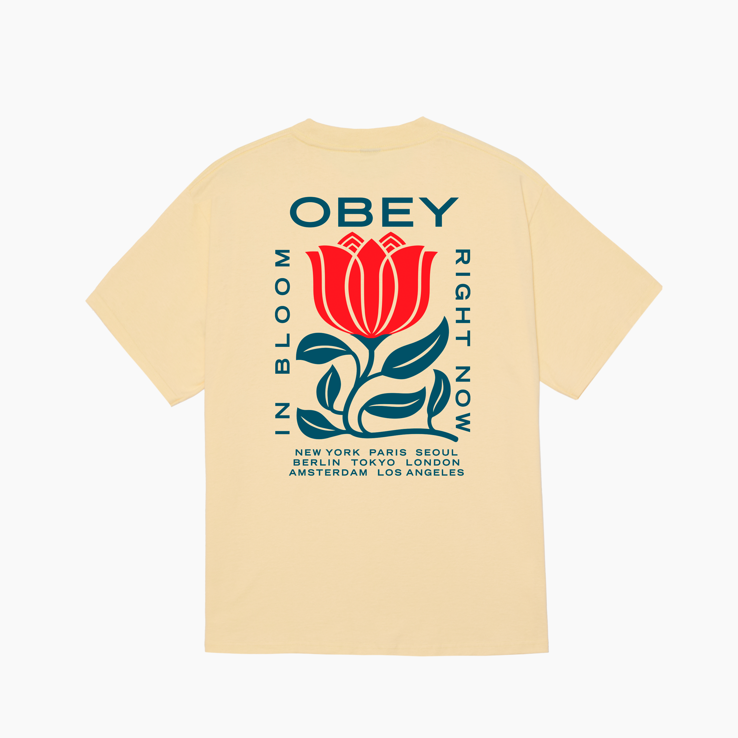OBEY CLOTHING IN BLOOM PALE YELLOW 165264329-PLY