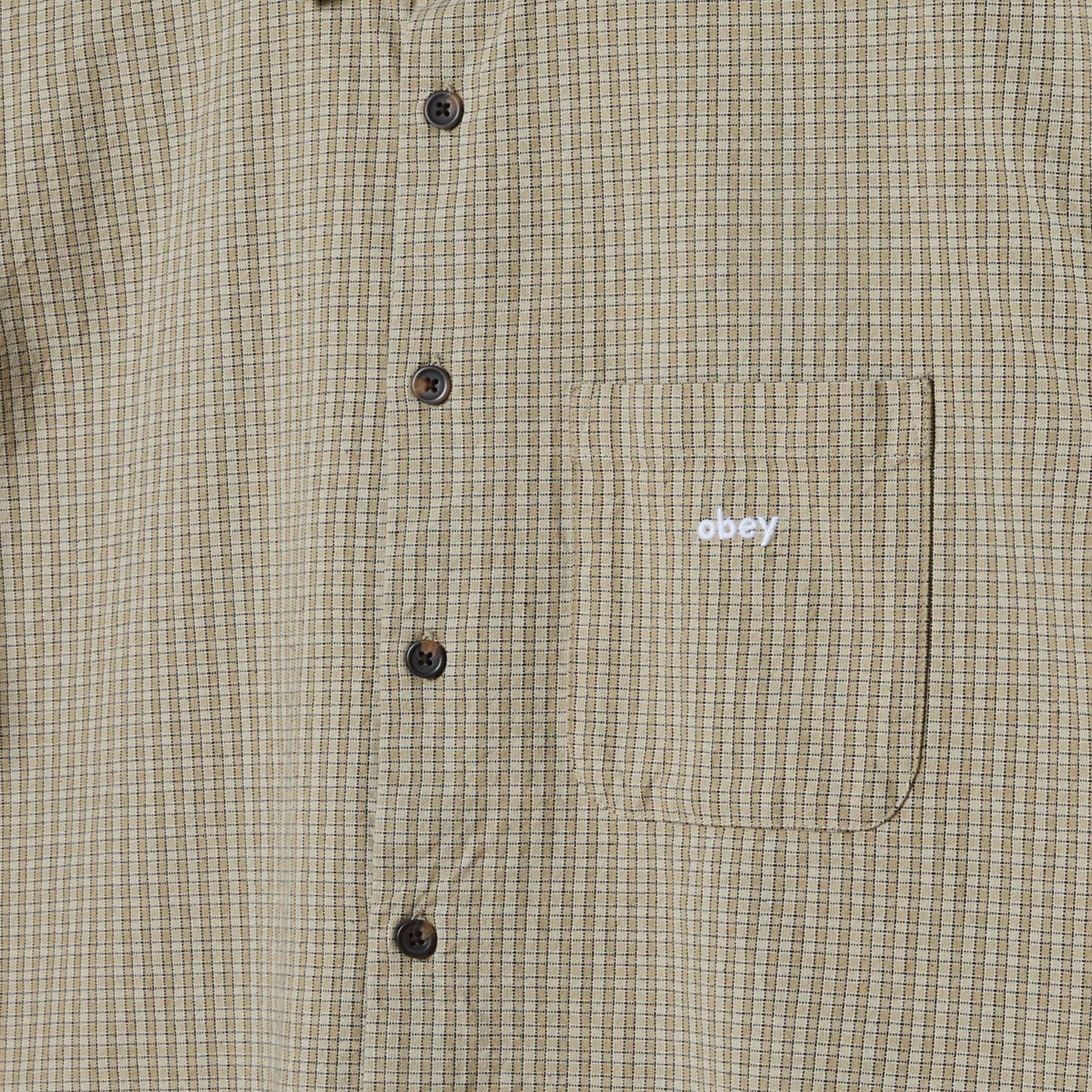 OBEY CLOTHING JIMMY WOVEN LAUREL OAK 181200418-LOA