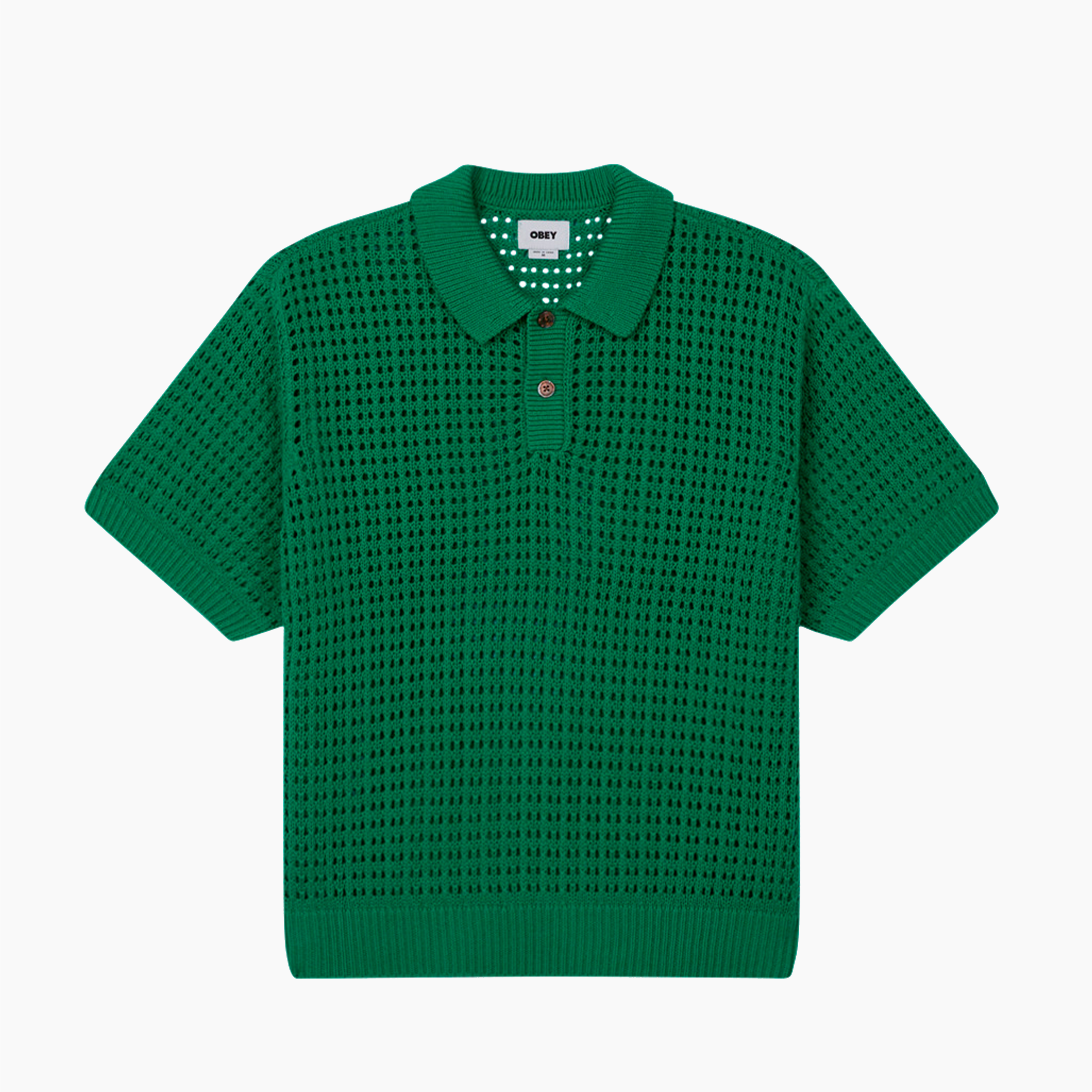 OBEY CLOTHING KODY POLO GREEN 151000104-GRN