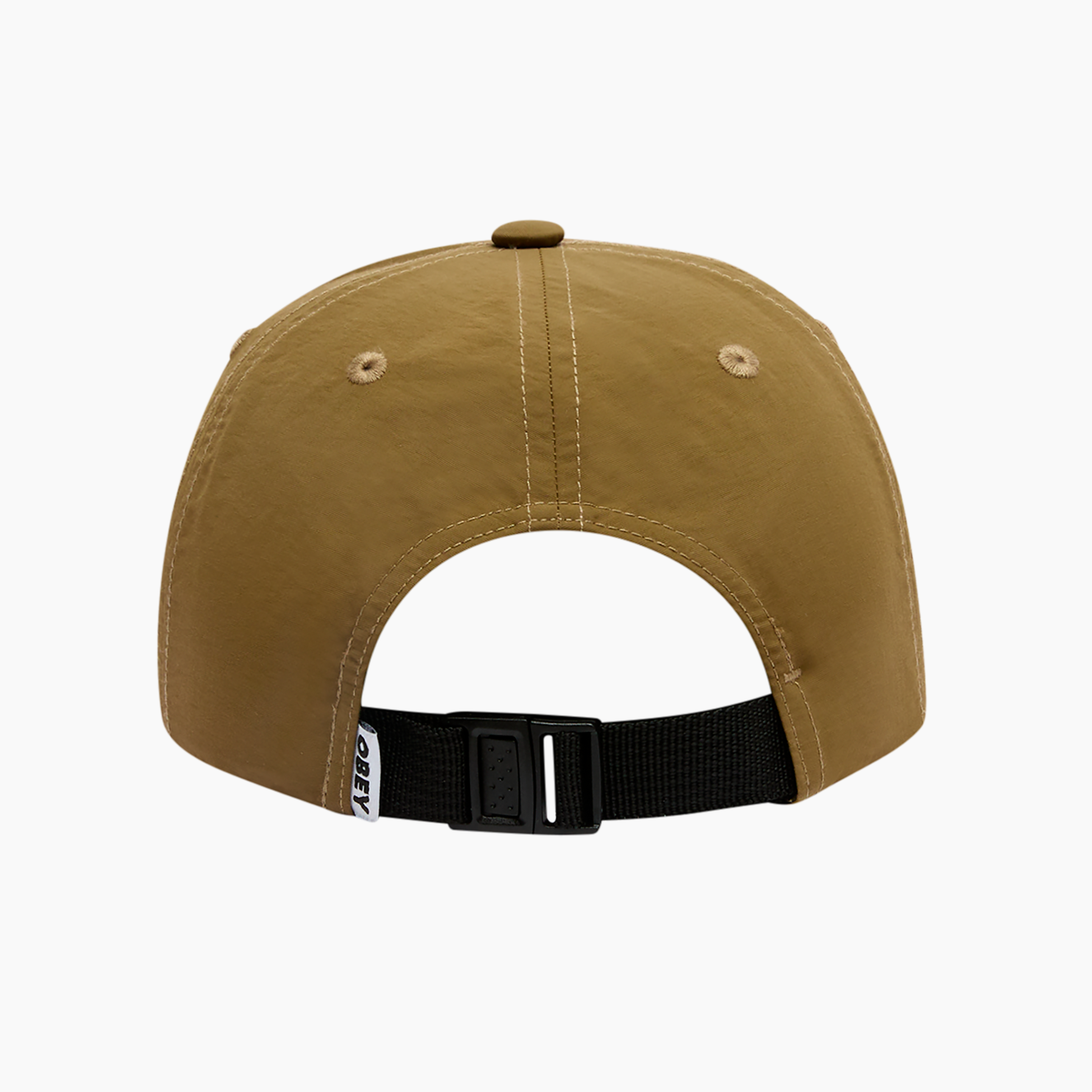 OBEY CLOTHING OBEY EFFECT NYLON 6 PANEL MOSS GREEN 100580439-MGN