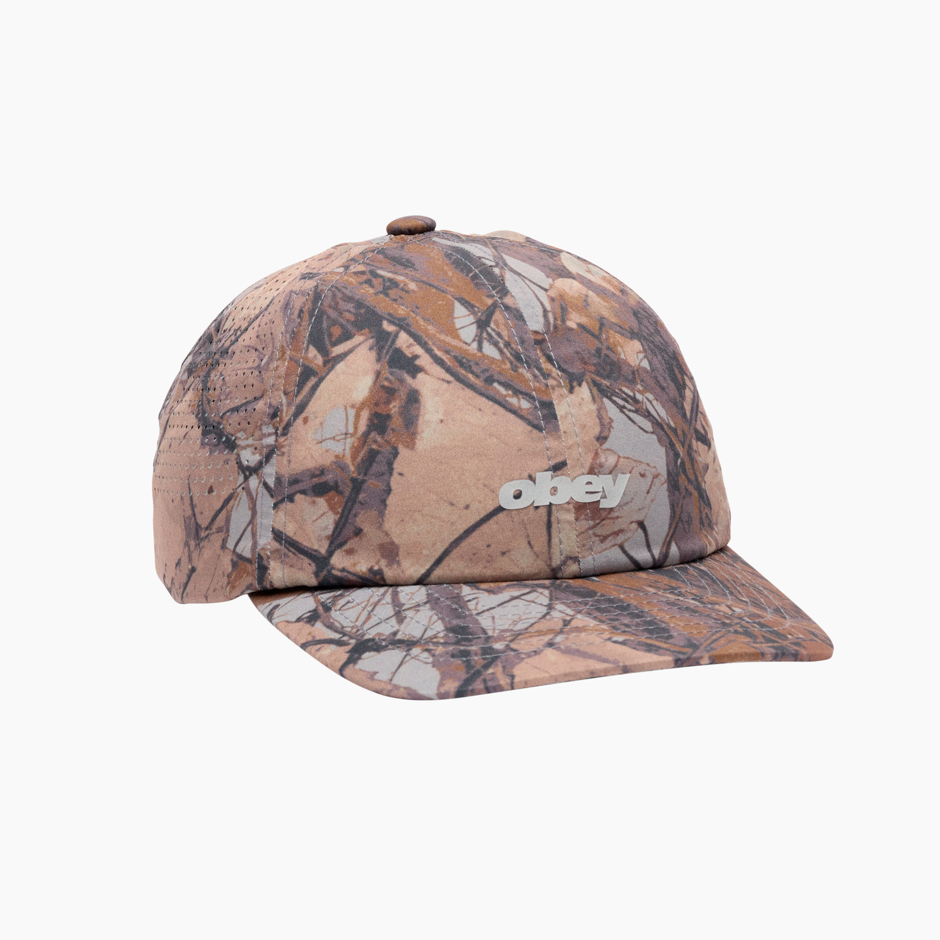 OBEY CLOTHING PACE 6 PANEL TRAIL CAP CAMO MULTI 100580441-FNC
