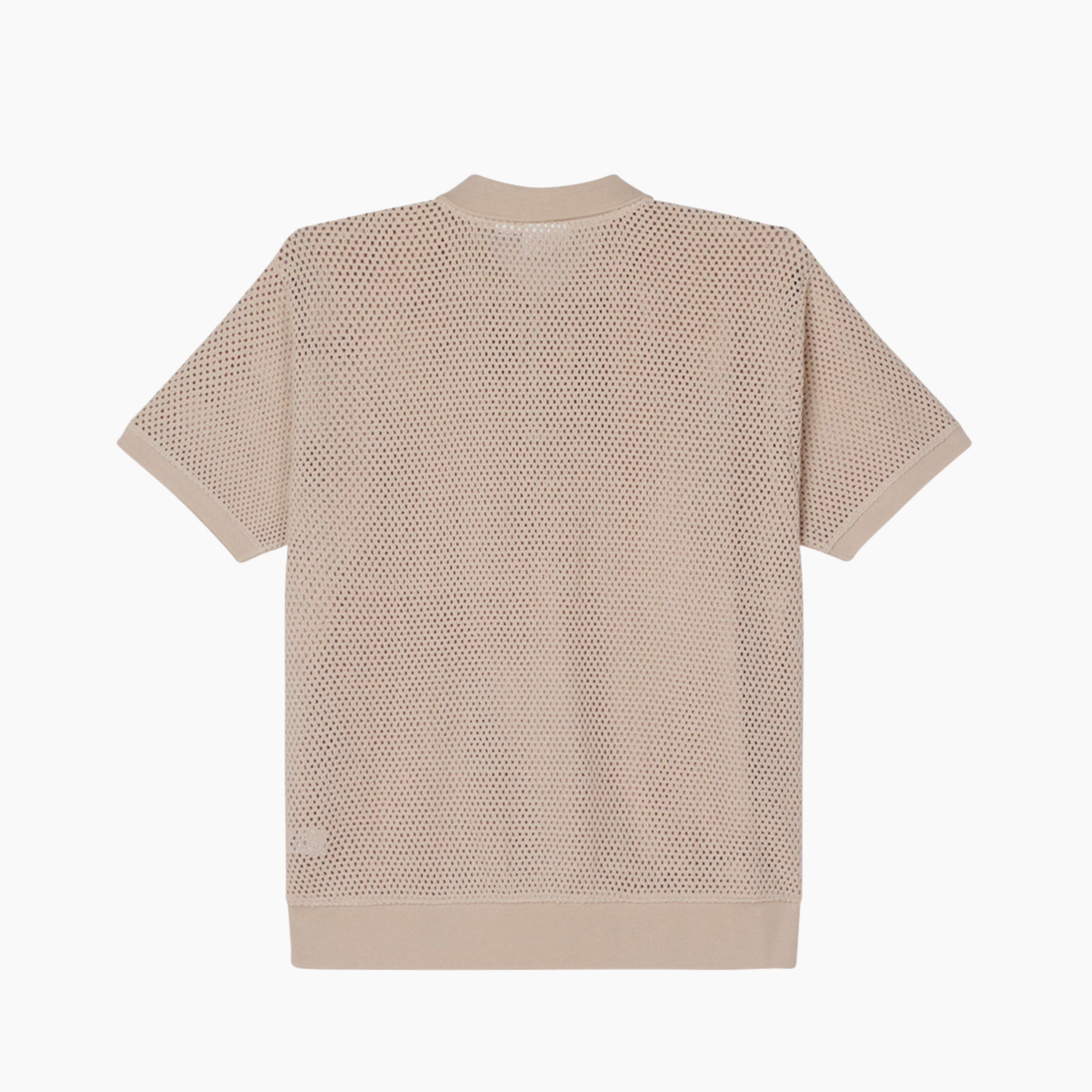 OBEY CLOTHING SARATOGA MESH POLO SILVER GREY 131090094-SIG