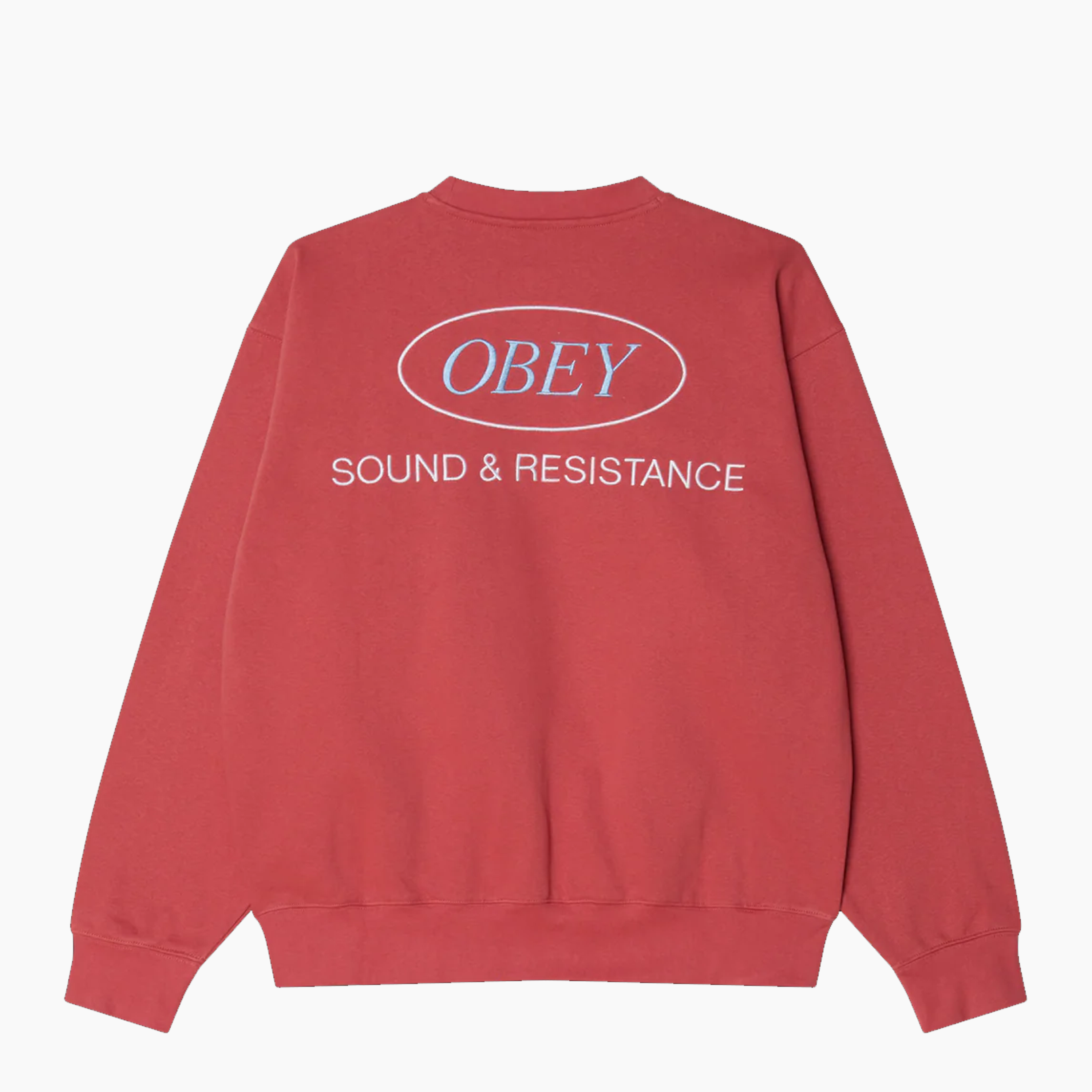 OBEY CLOTHING SOUND CREW MINERAL RED 112480166-MIR
