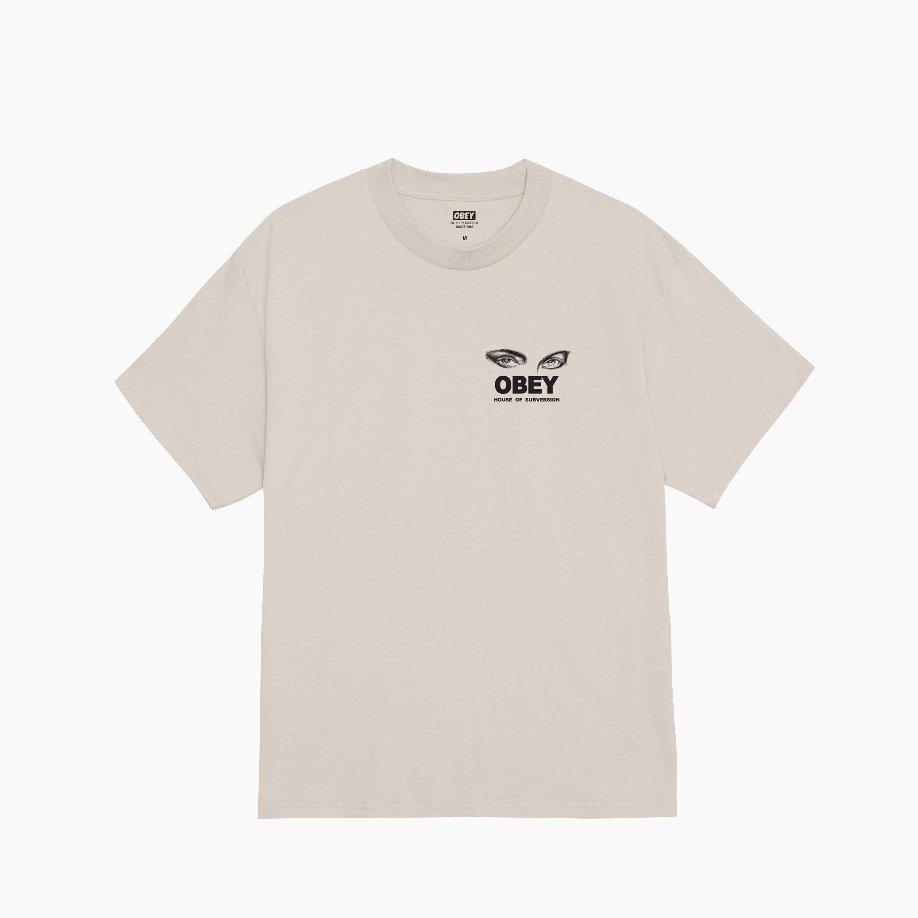 OBEY FACE OF SUBVERSION SILVER GREY 165264224-SIG