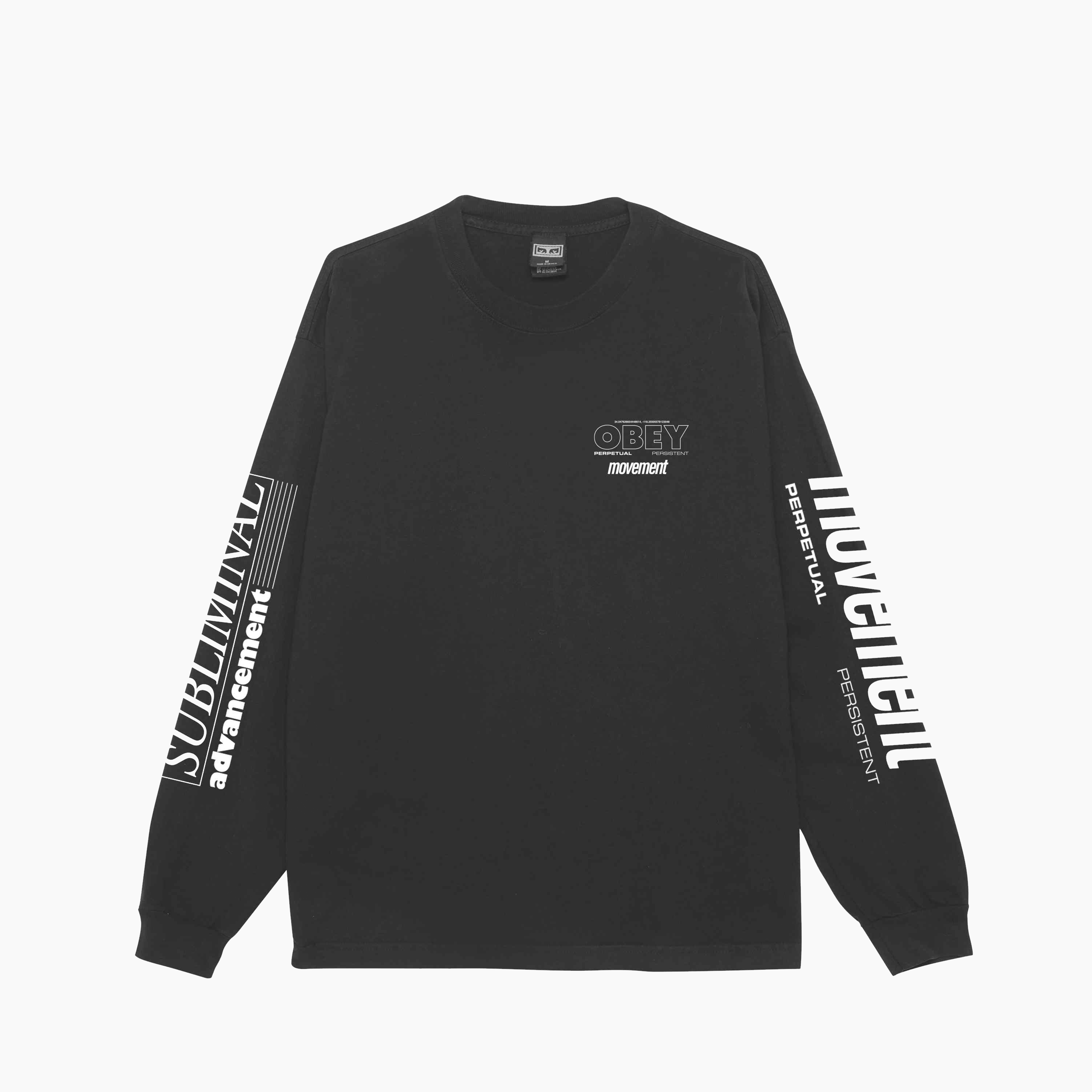 OBEY PERSISTENT MOVEMENT PIGMENT TRUE VINTAGE BLACK 168004207-PTB