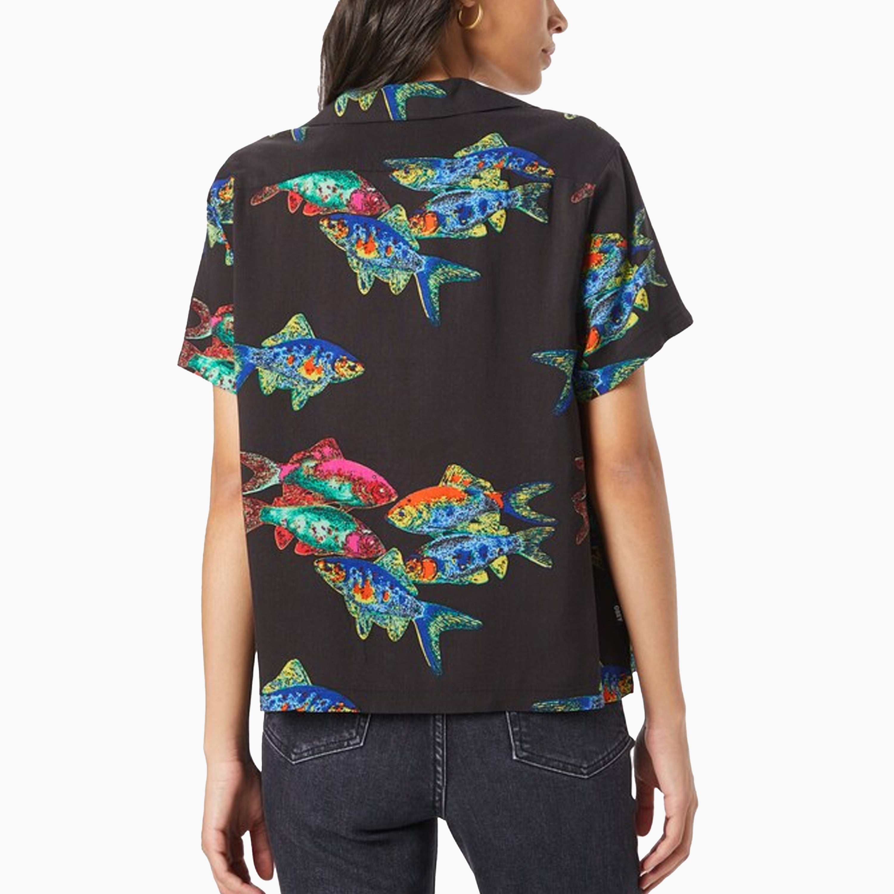 OBEY CLOTHING W' FISHBOWL SS SHIRT BLACK - 281210104