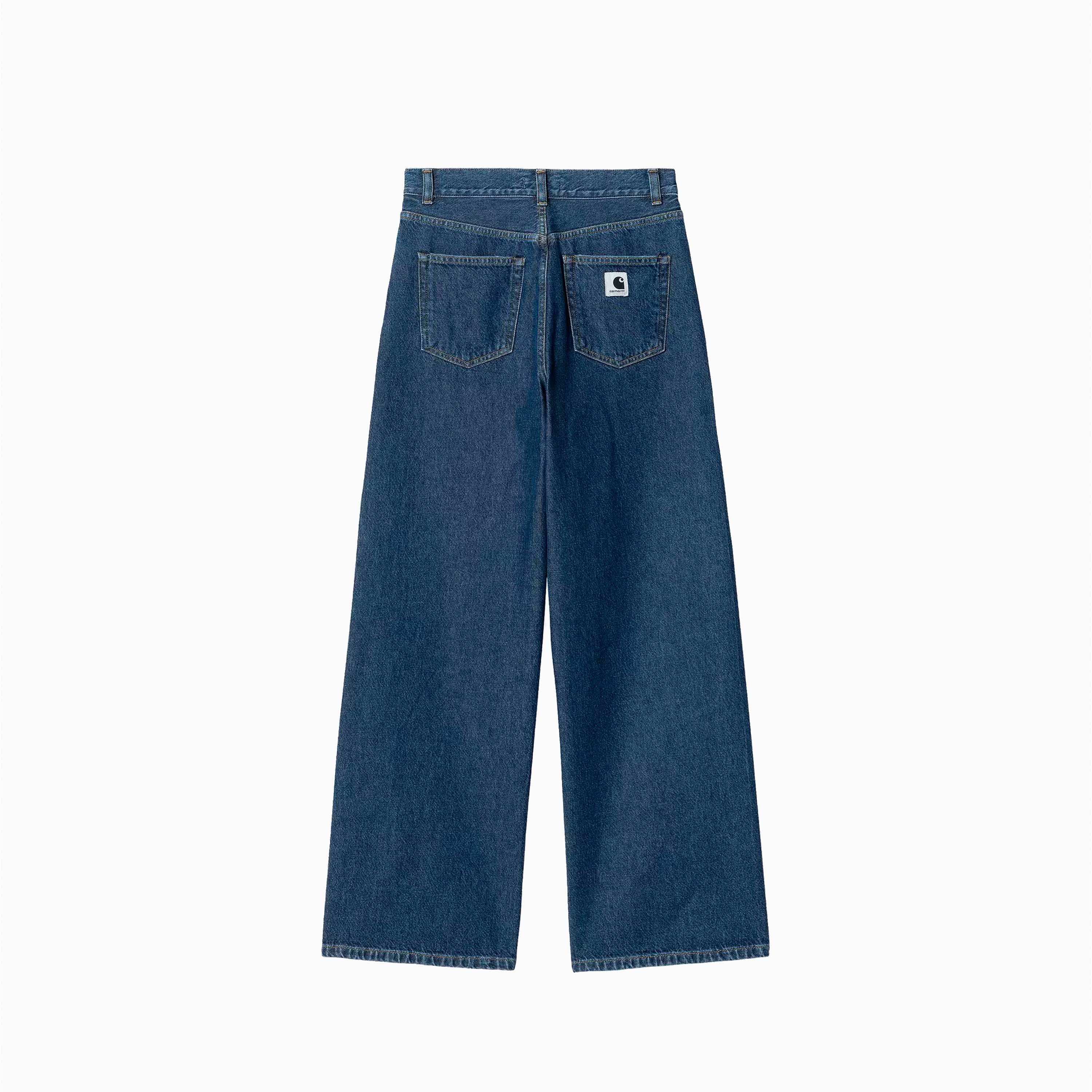 CARHARTT WIP W' JANE PANT BLUE STONE WASHED - I030497