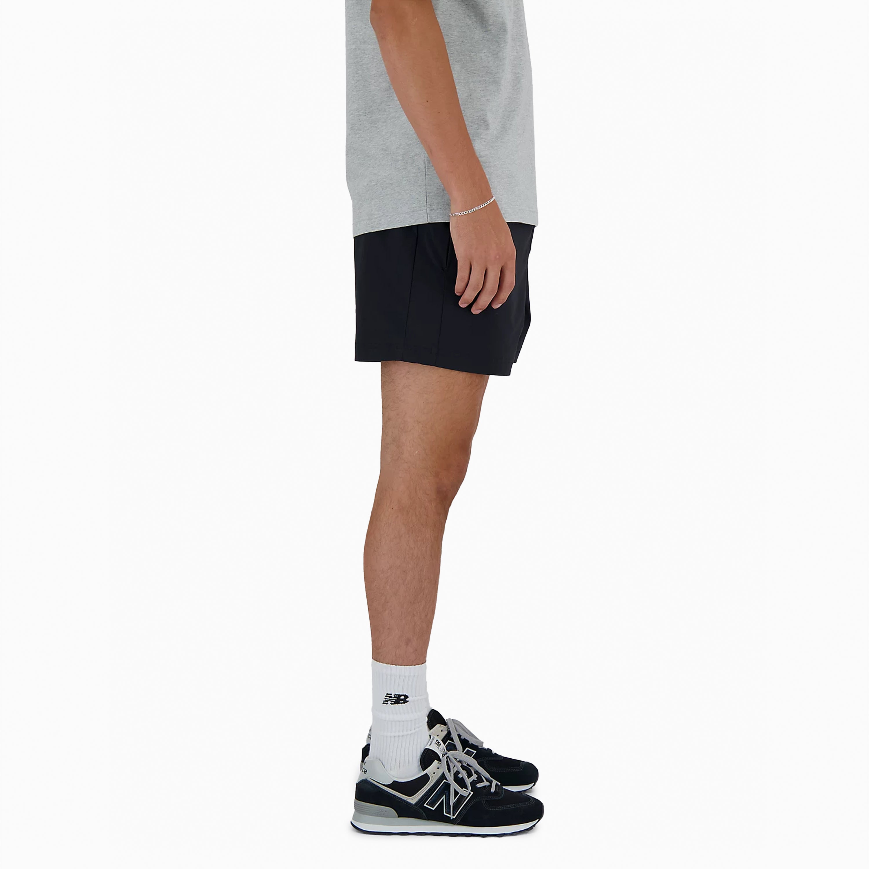 NEW BALANCE CALÇÕES DE ATLETISMO EM TECIDO ELÁSTICO PRETO - MS41517