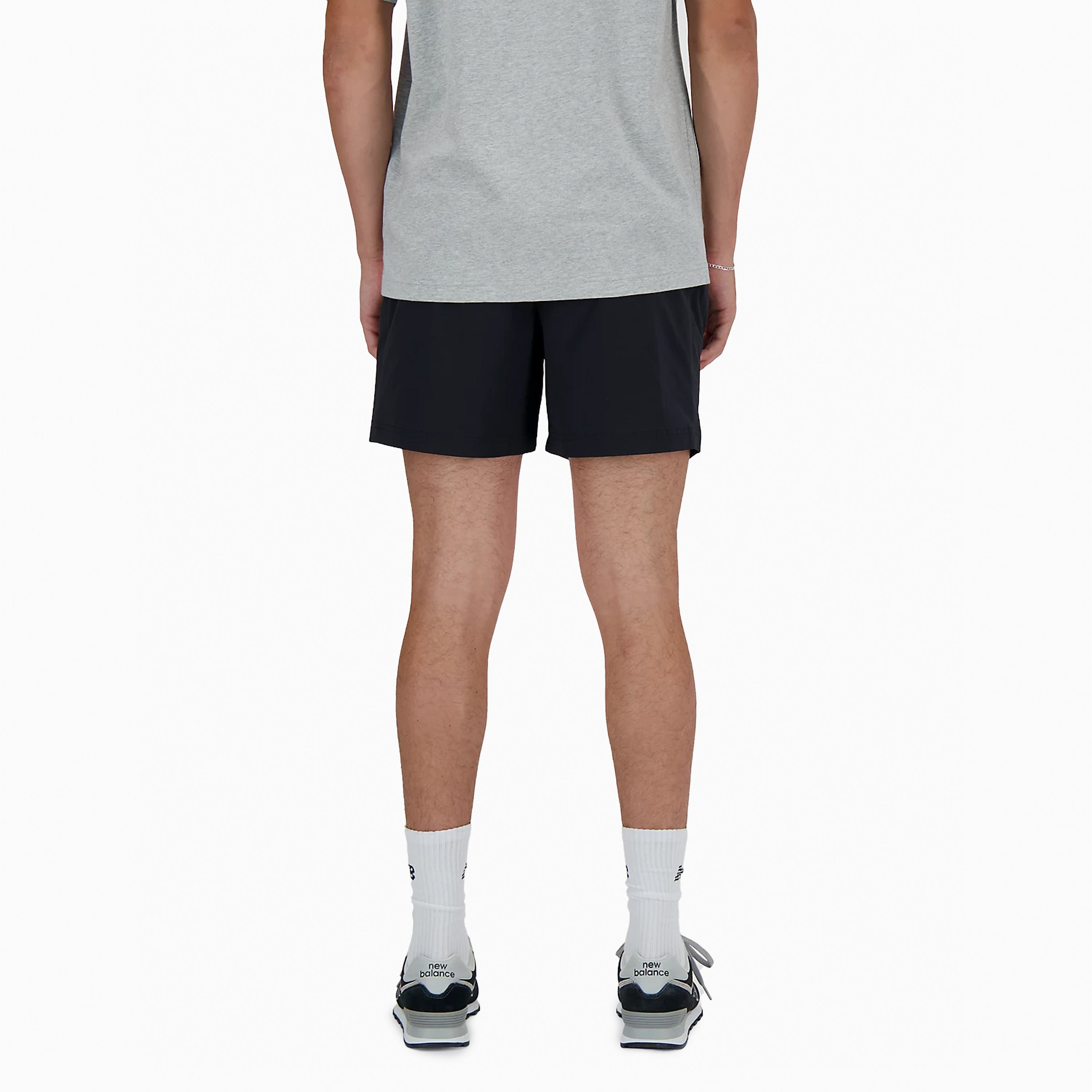 NEW BALANCE CALÇÕES DE ATLETISMO EM TECIDO ELÁSTICO PRETO - MS41517