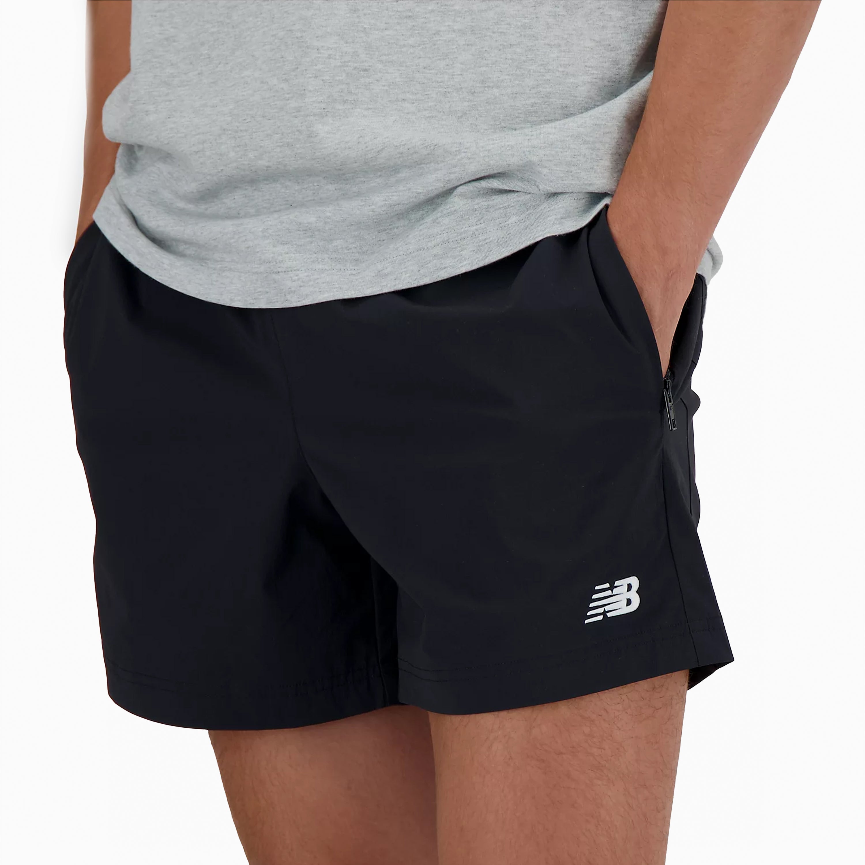 Pantaloncini elasticizzati New Balance Athletics neri - MS41517