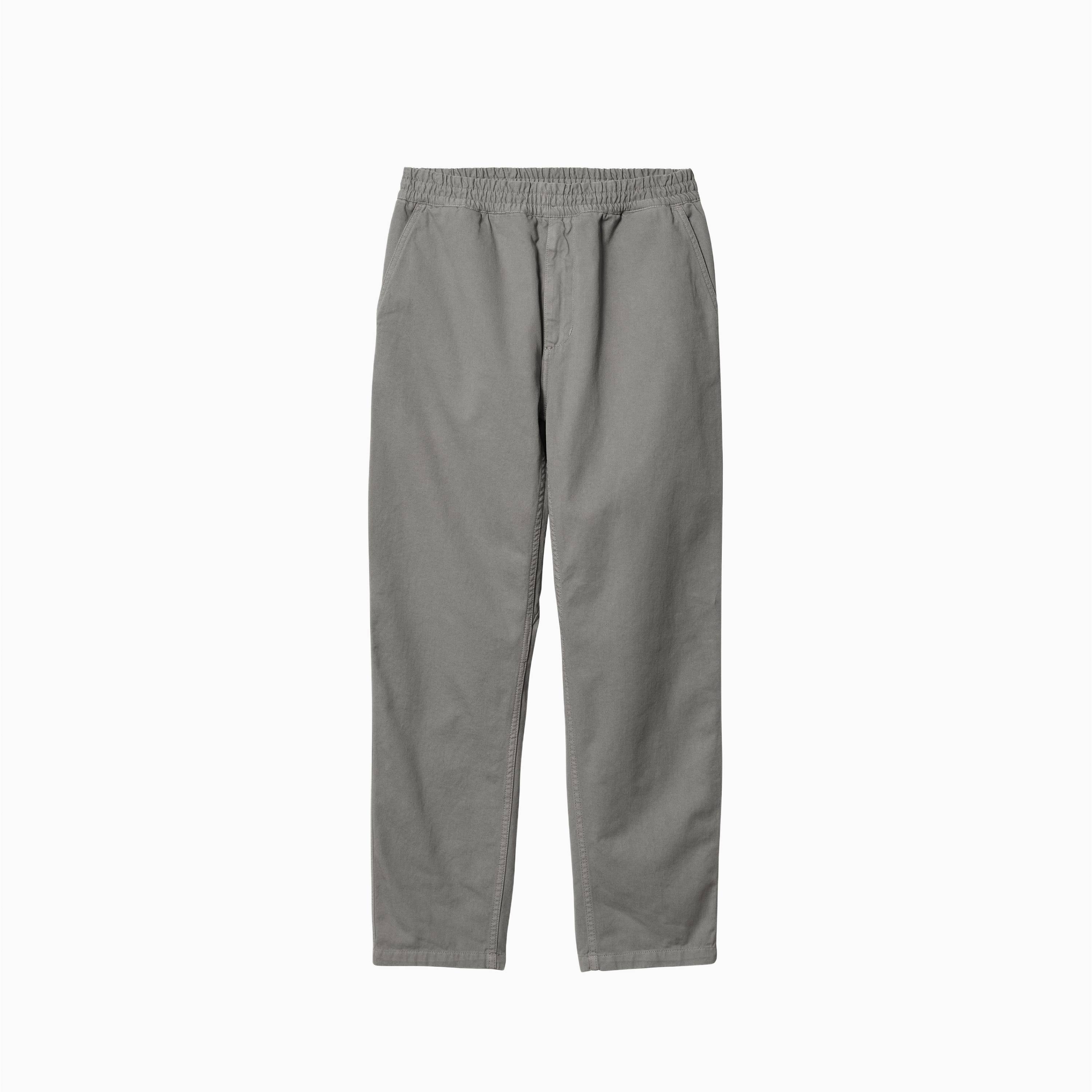 CARHARTT WIP FLINT PANT MISTY GRAY GARMENT DYED - I029919