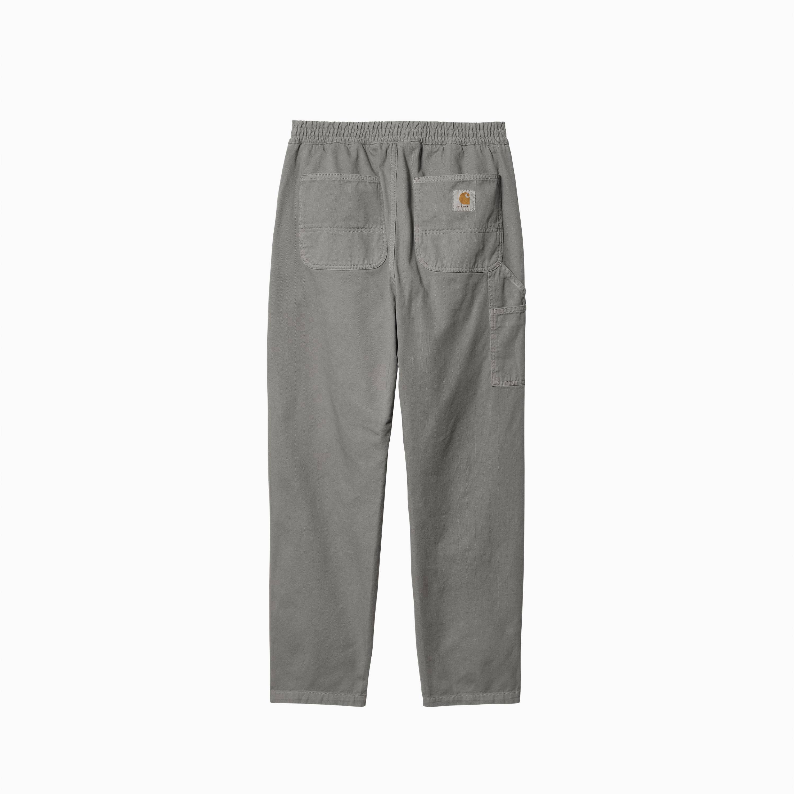 CARHARTT WIP FLINT PANT MISTY GRAY GARMENT DYED - I029919
