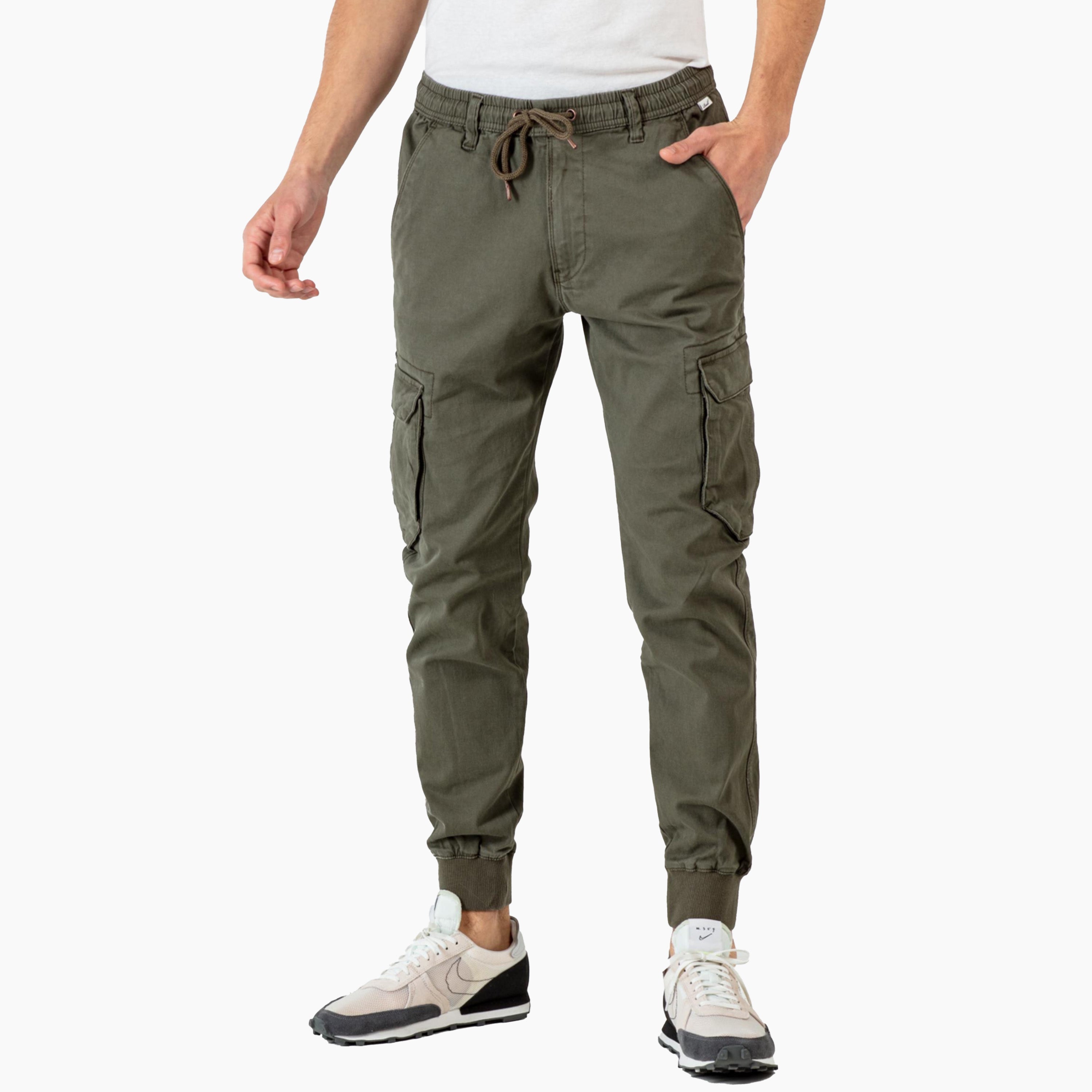 REELL REFLEX RIB CARGO OLIVE