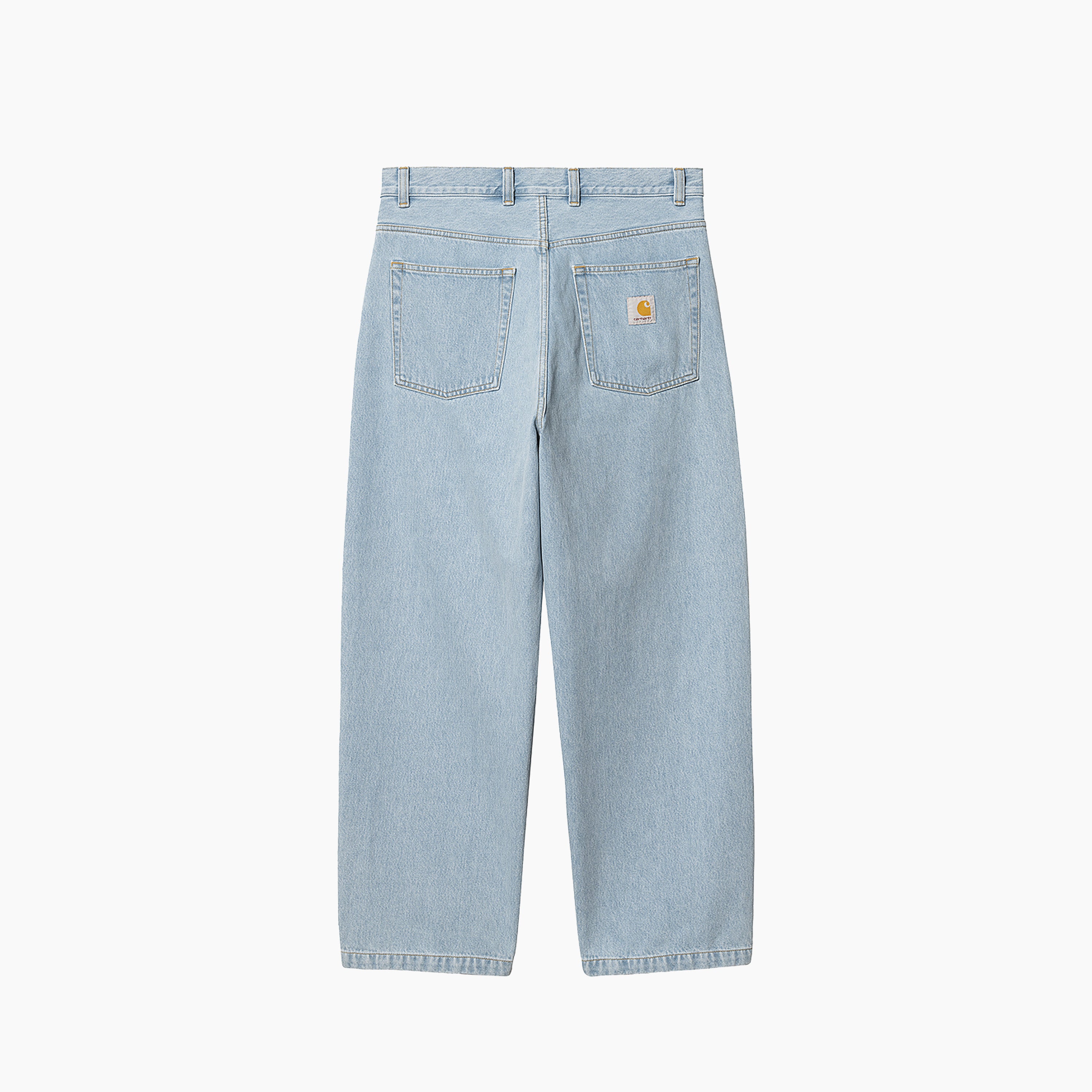 CARHARTT WIP BRANDON PANTALON BLEU HEAVY STONE BLANCHI - I031246