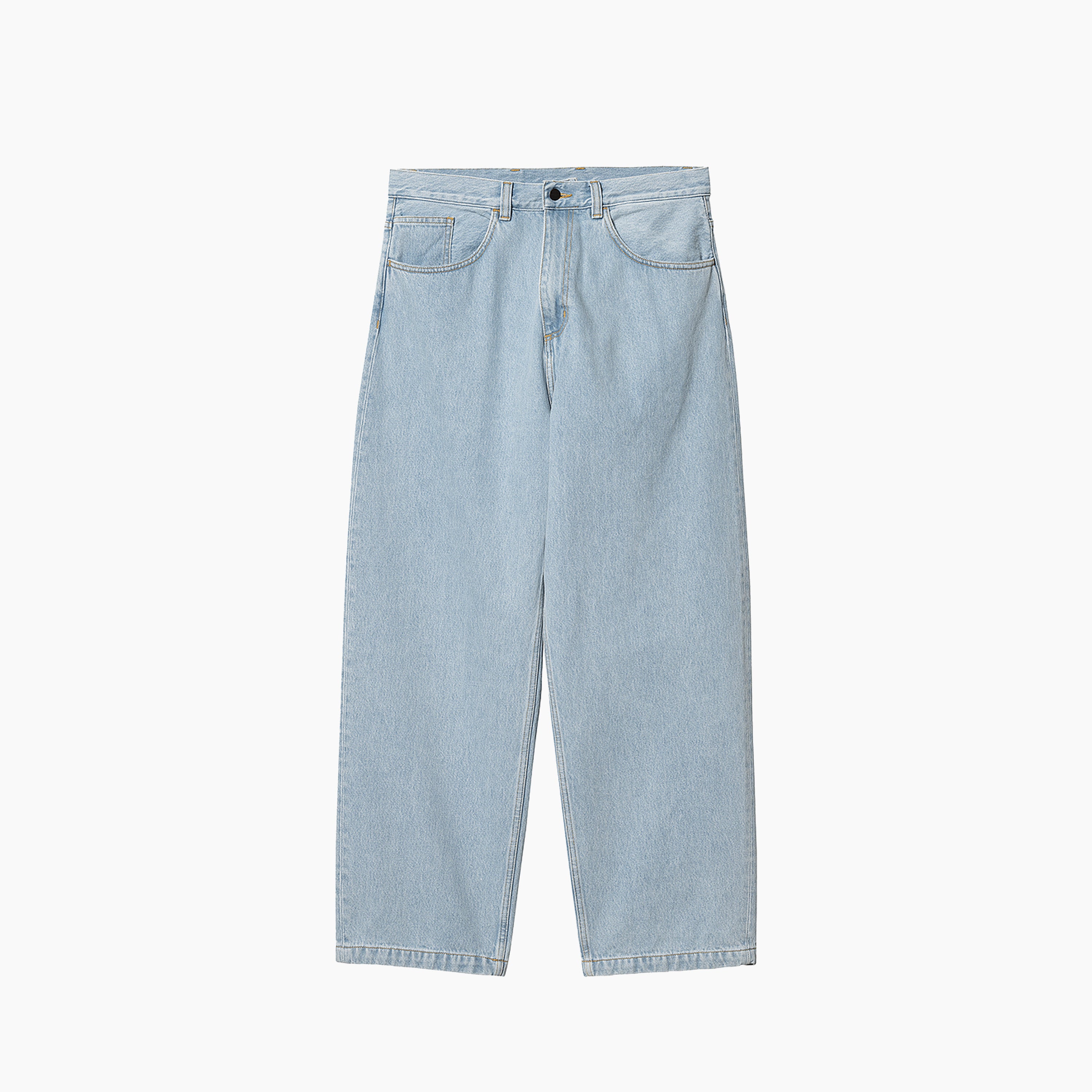 CARHARTT WIP BRANDON PANTALON BLEU HEAVY STONE BLANCHI - I031246