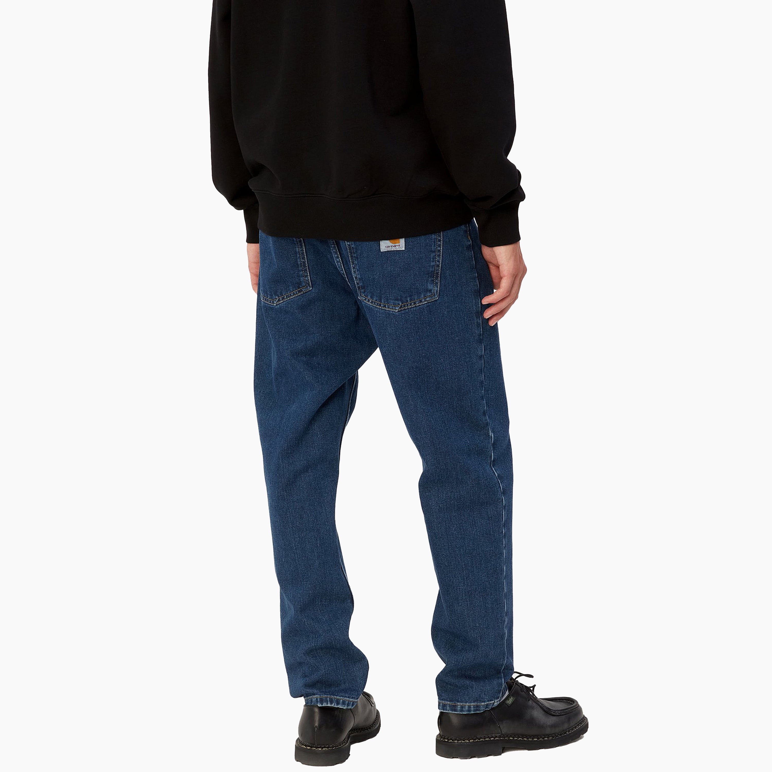 CARHARTT WIP NEWEL PANT BLUE STONE WASHED - I029208