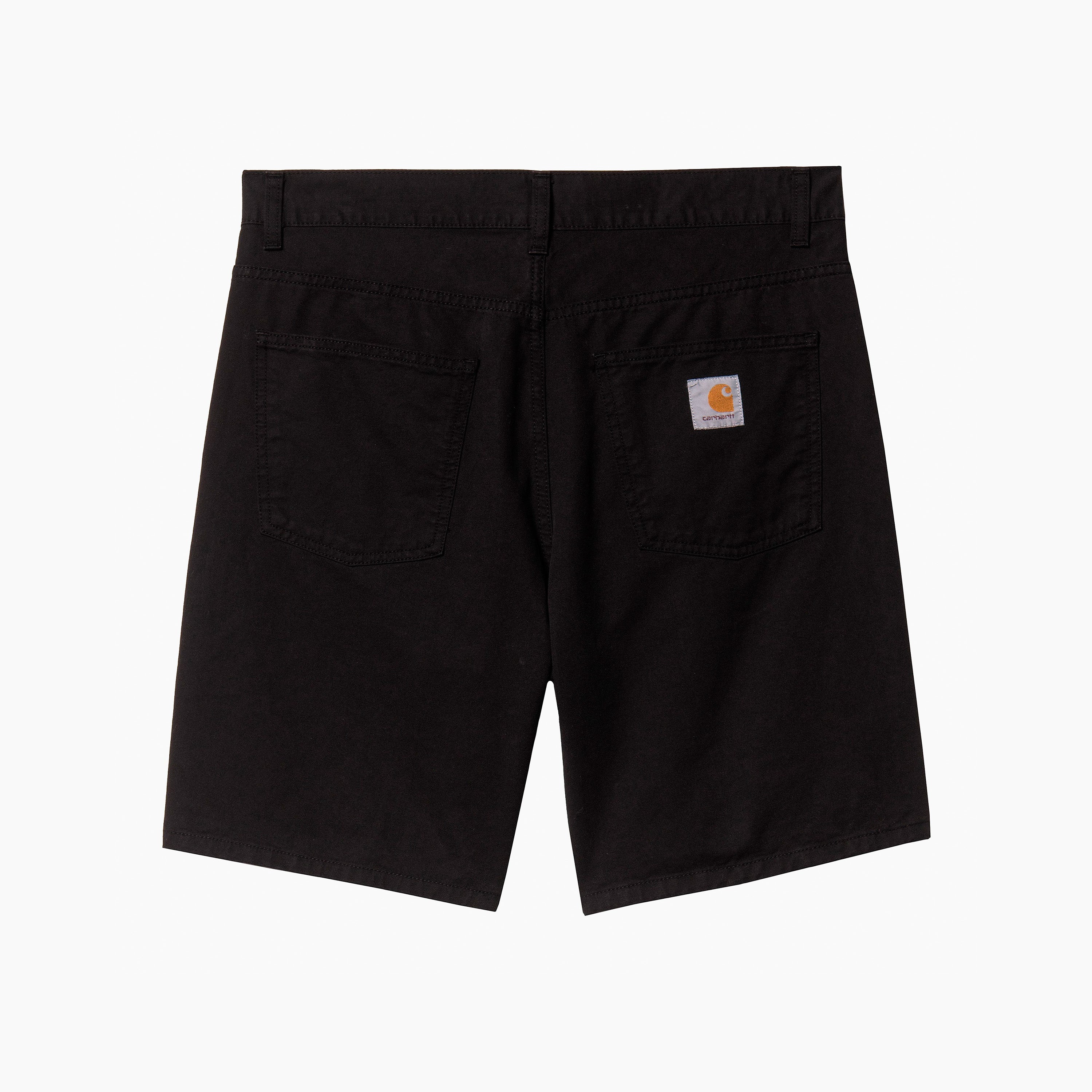 CARHARTT WIP NEWEL SHORT NEWCOMB BLACK - I027952