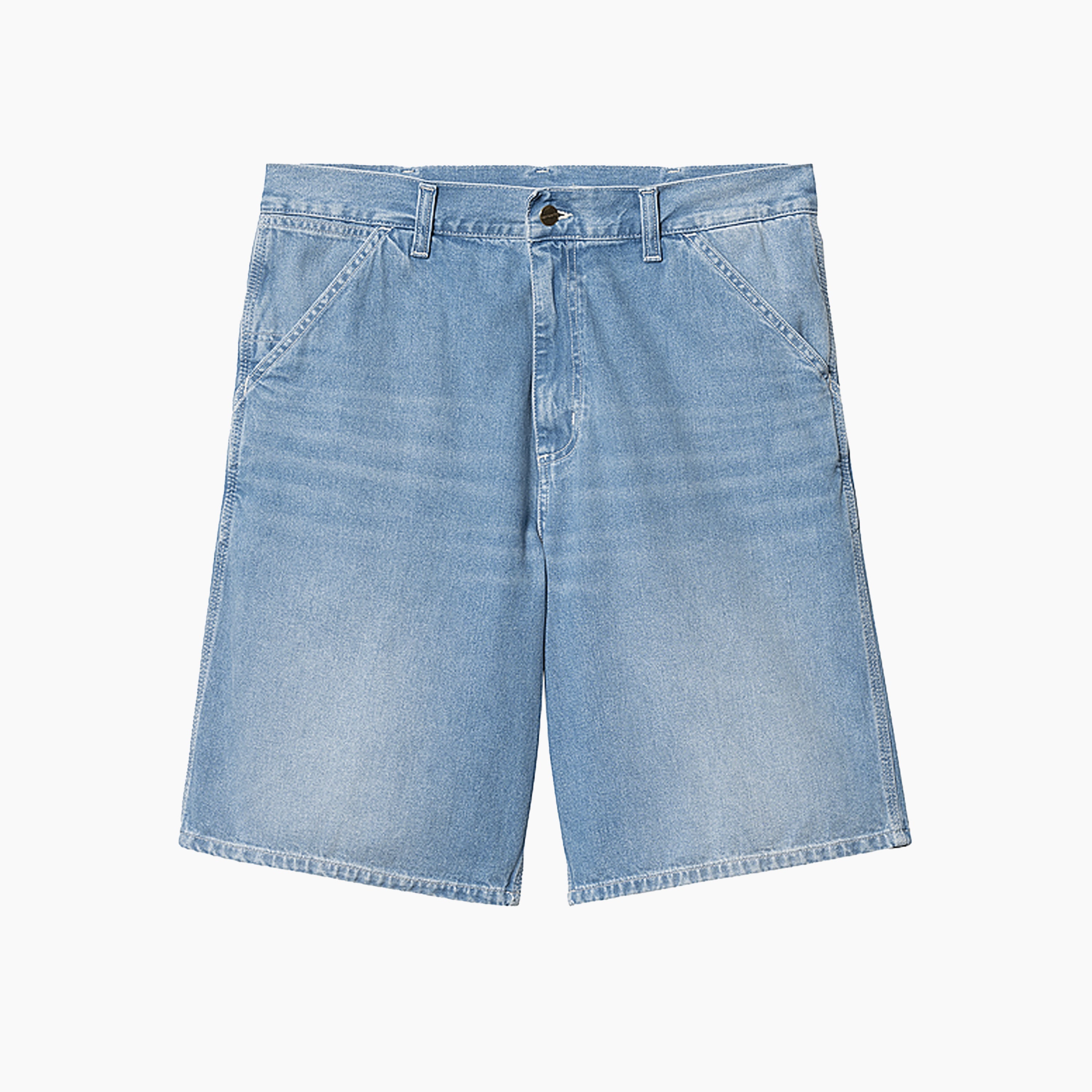 CARHARTT WIP SIMPLE SHORT BLUE & LIGHT TRUE WASHED - I033333