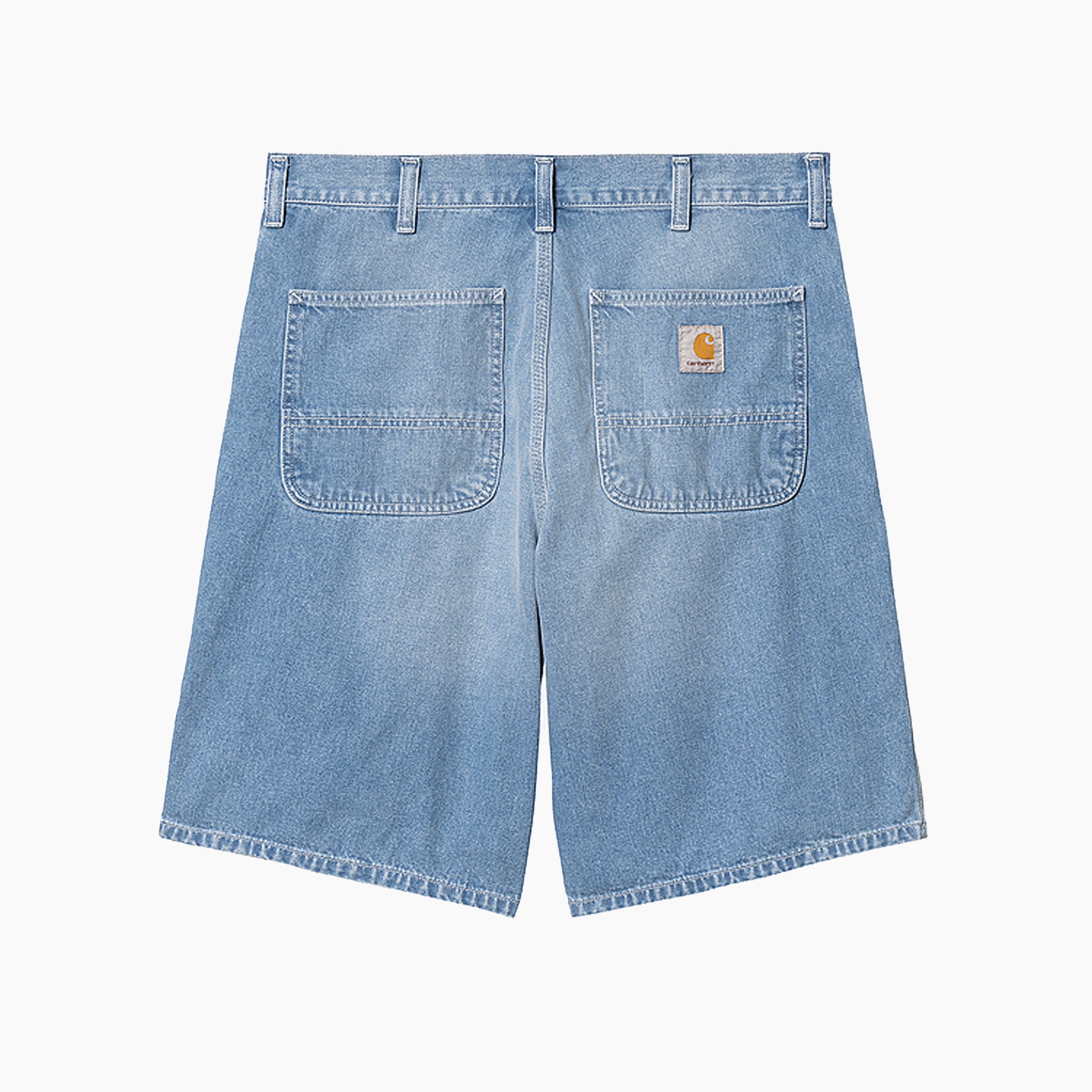 CARHARTT WIP SIMPLE SHORT BLUE & LIGHT TRUE WASHED - I033333