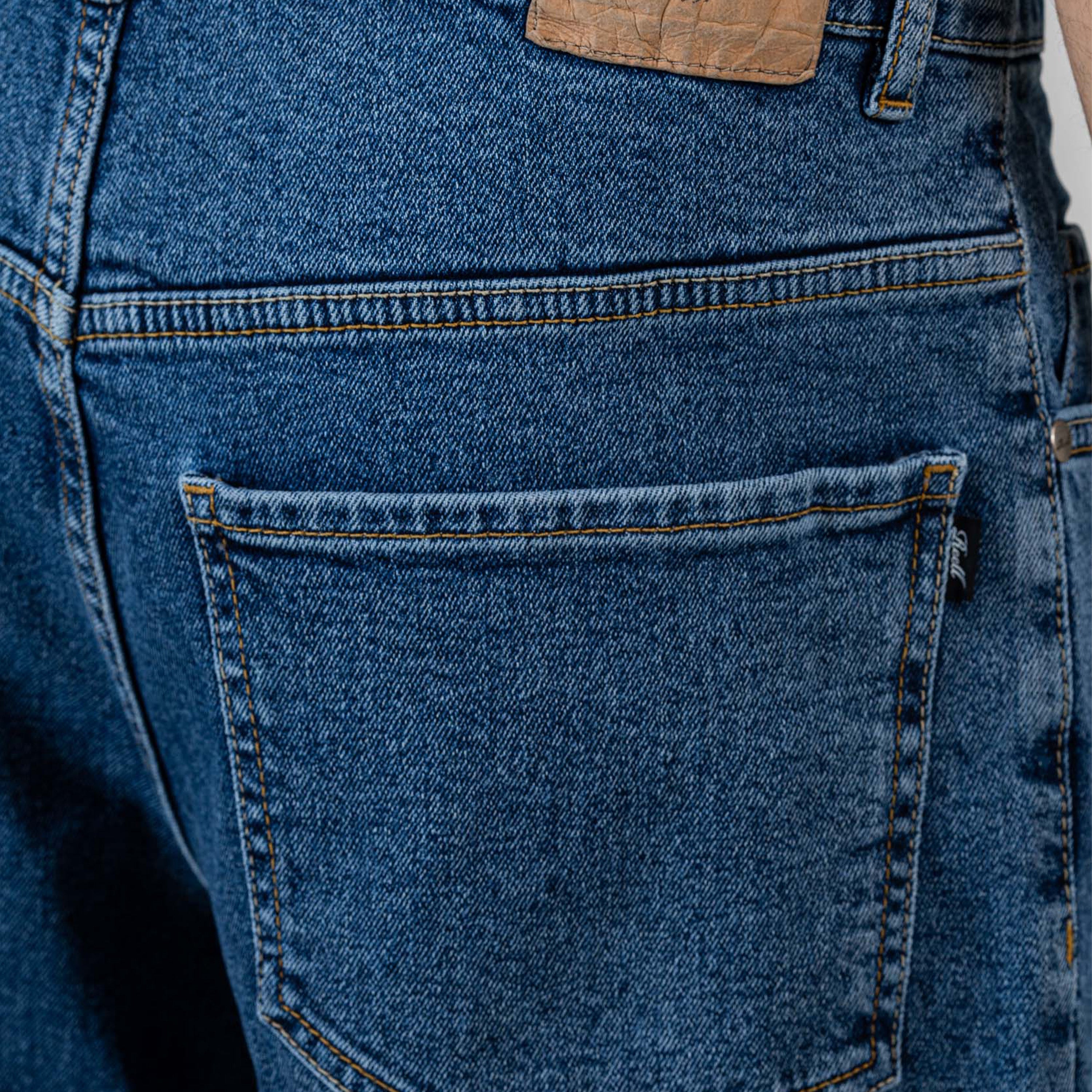 Pantalones Cortos Vaqueros | Shorts Hombre | Pantalones Cortos | El Solid Short es caracterizado por su corte holgado y ajustado, fabricado para conseguir un ajuste relajado y holgado ideal para el día a día. Este estilo de mezclilla de talle medio se basa en una construcción clásica de cinco bolsillos, que incluye un canesú trasero con bolsillos de parche biselados.