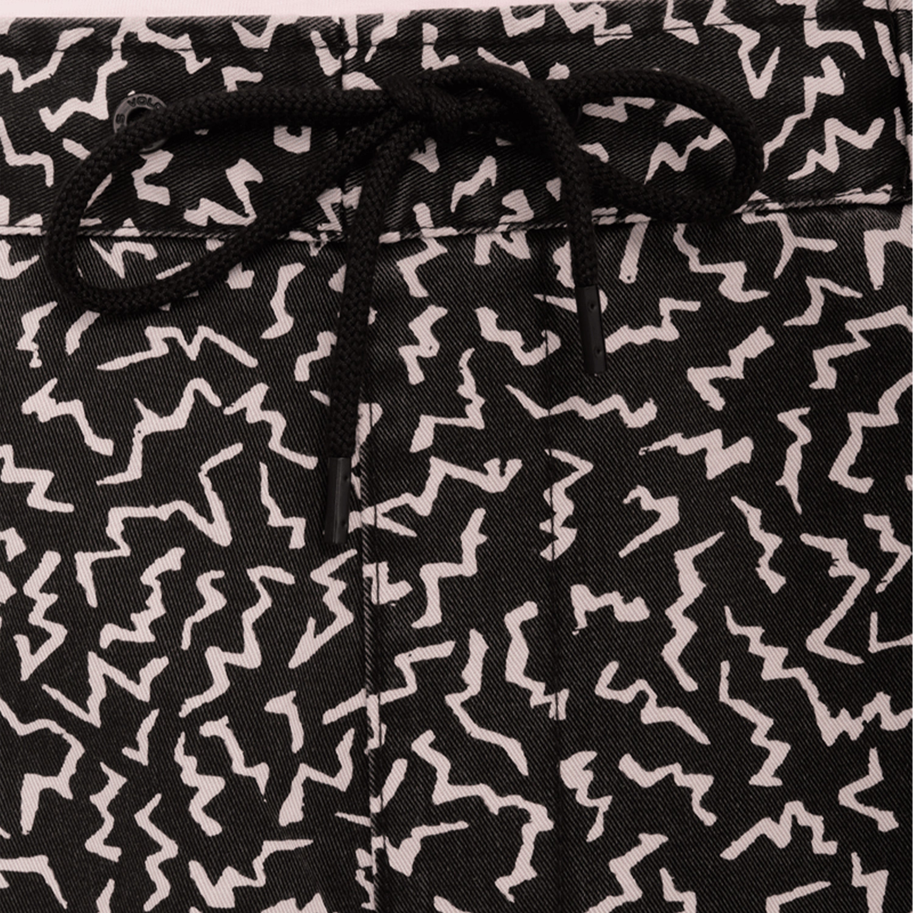 Pantalones Cortos para Hombre | Pantalones Volcom | Pantalón corto con cintura elástica para hombre. Presenta una costura externa de 46cm para una talla M. Corte recto y estampado integral además de bolsillos delanteros y un corte trasero asimétrico.