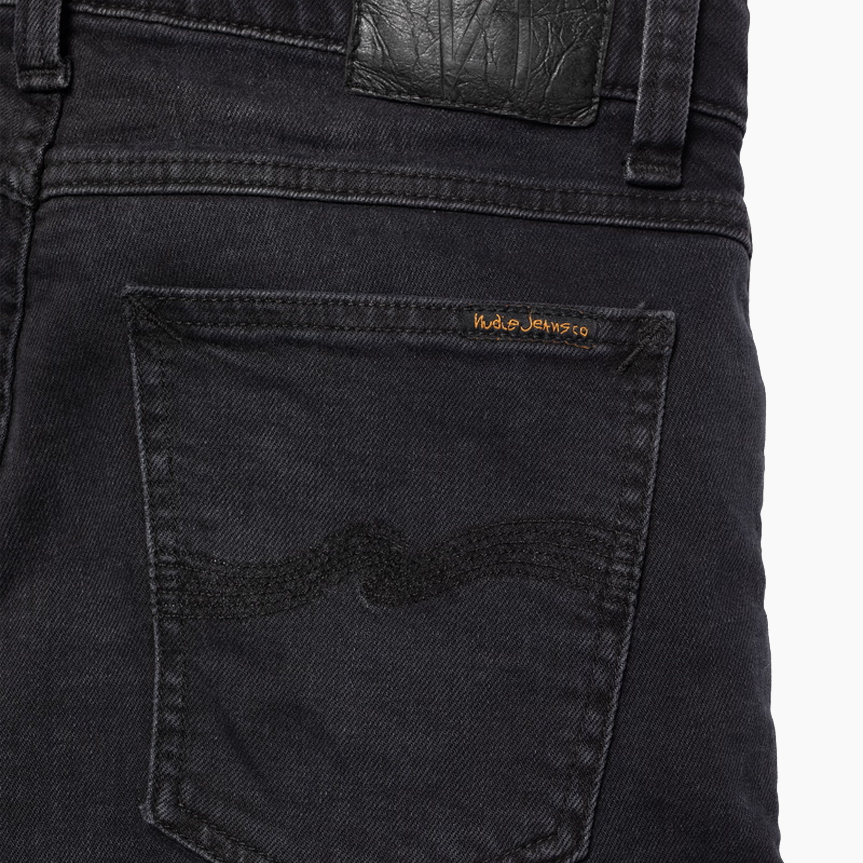 NUDIE JEANS PANTALON TERRY TIGHT NOIR DOUX - 112569