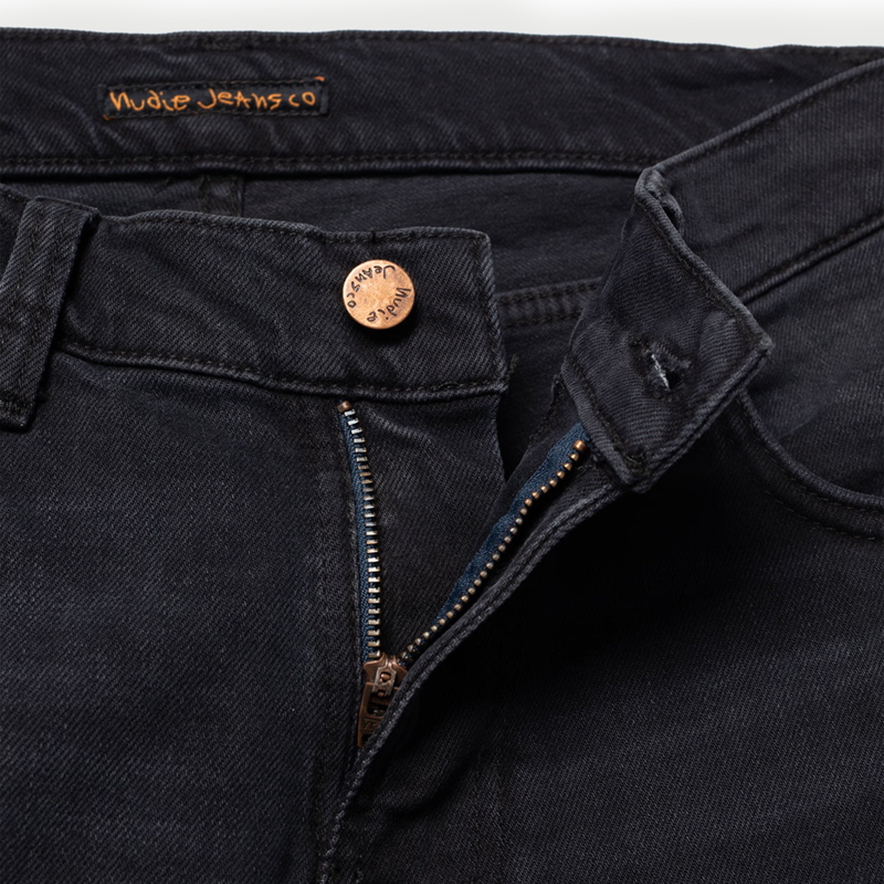 NUDIE JEANS PANTALON TERRY TIGHT NOIR DOUX - 112569