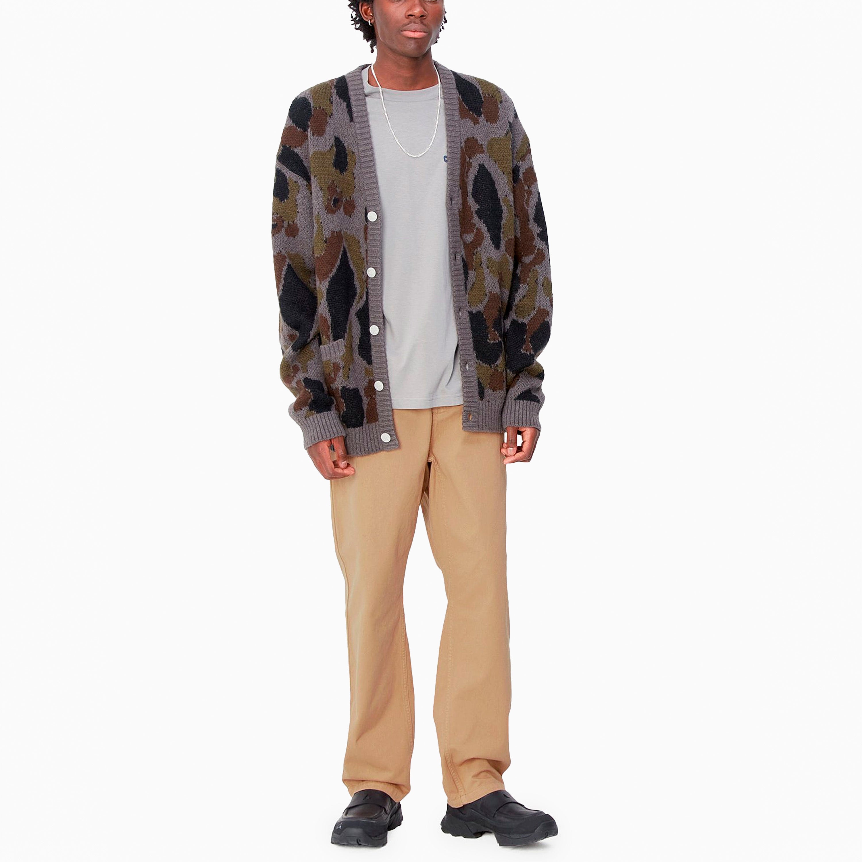 PANTALONI CARHARTT WIP FLINT PEANUT TINTI IN CAPO - I029919