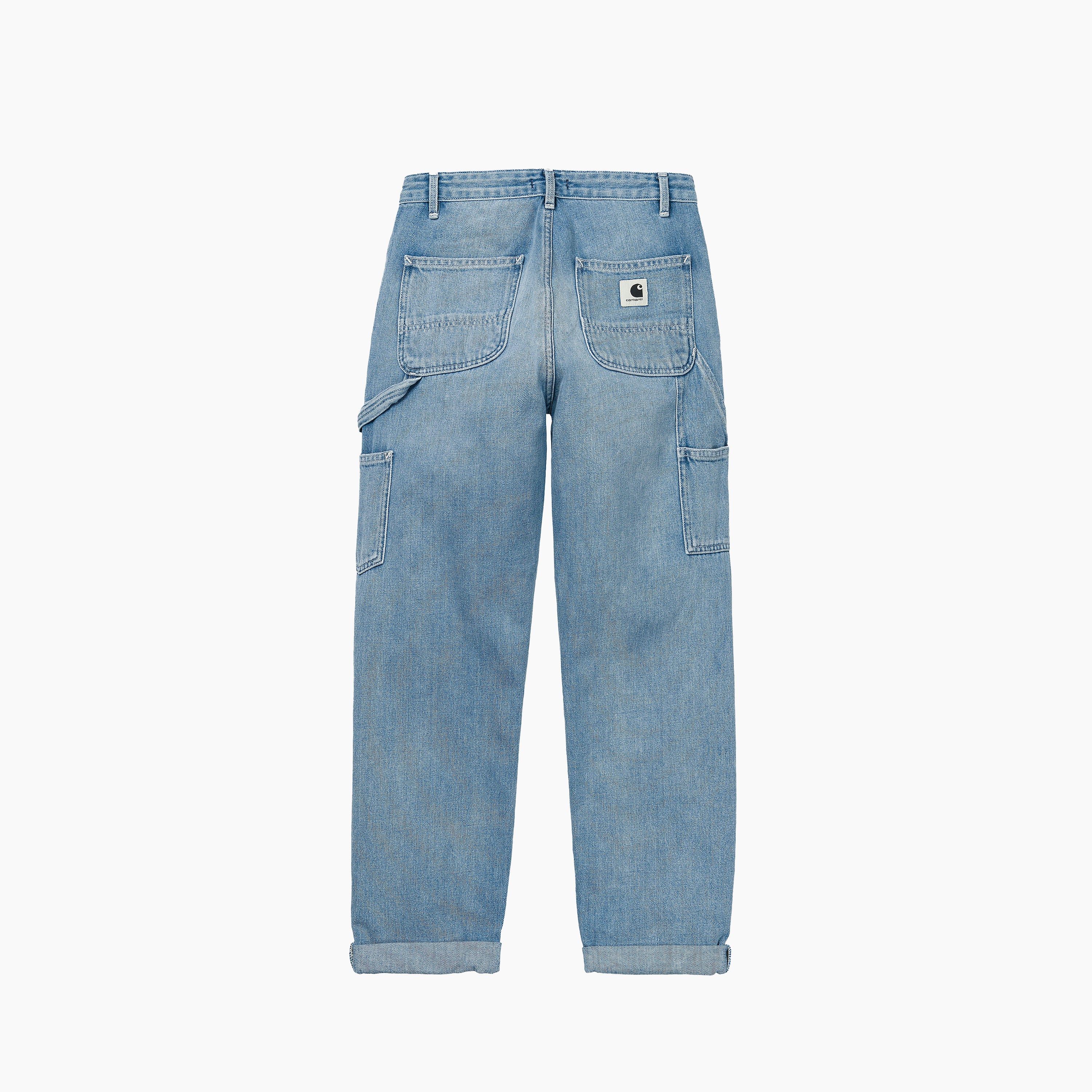 CARHARTT WIP W' PIERCE PANT BLUE LIGHT STONE WASHED - I025268