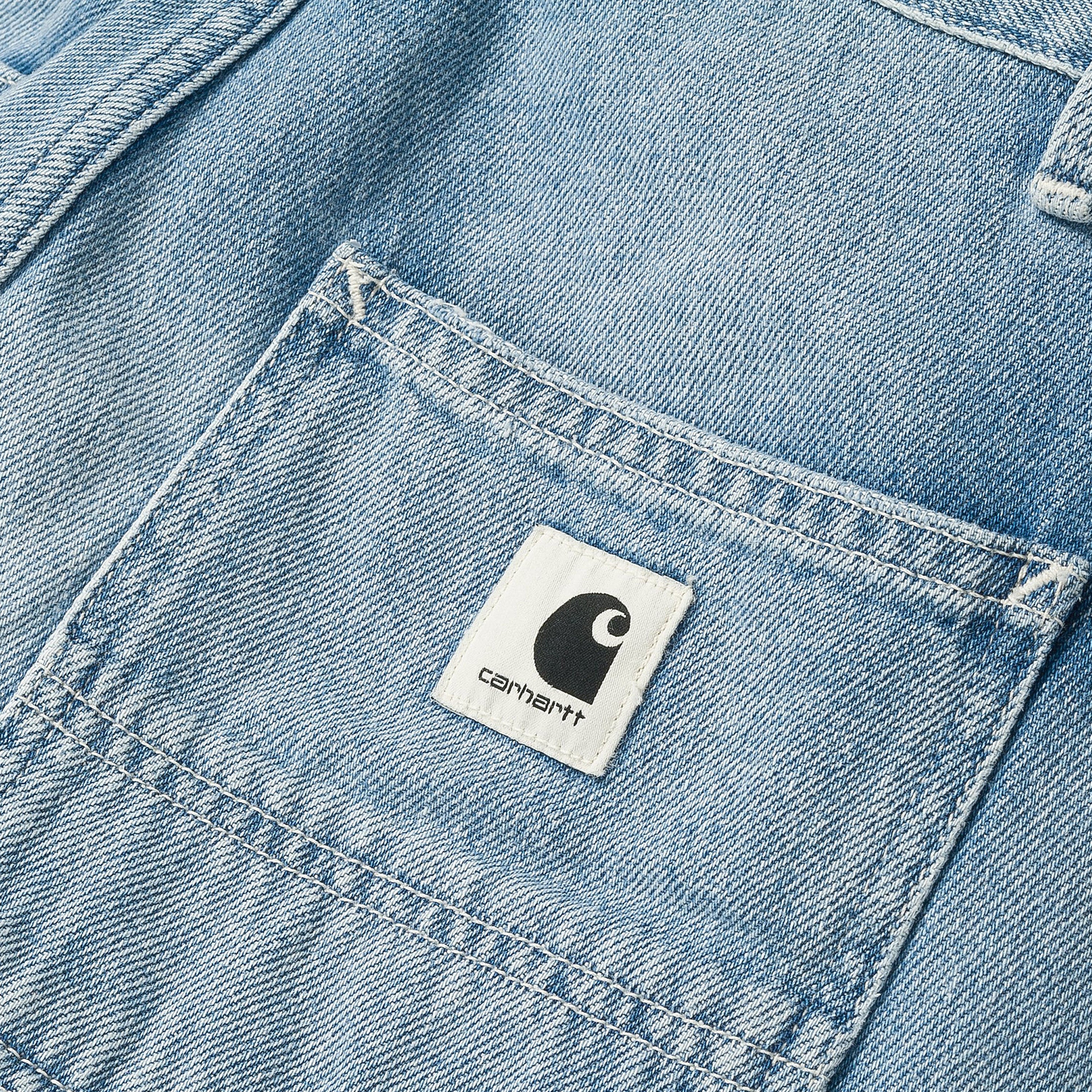 CARHARTT WIP W' PIERCE PANT BLUE LIGHT STONE WASHED - I025268