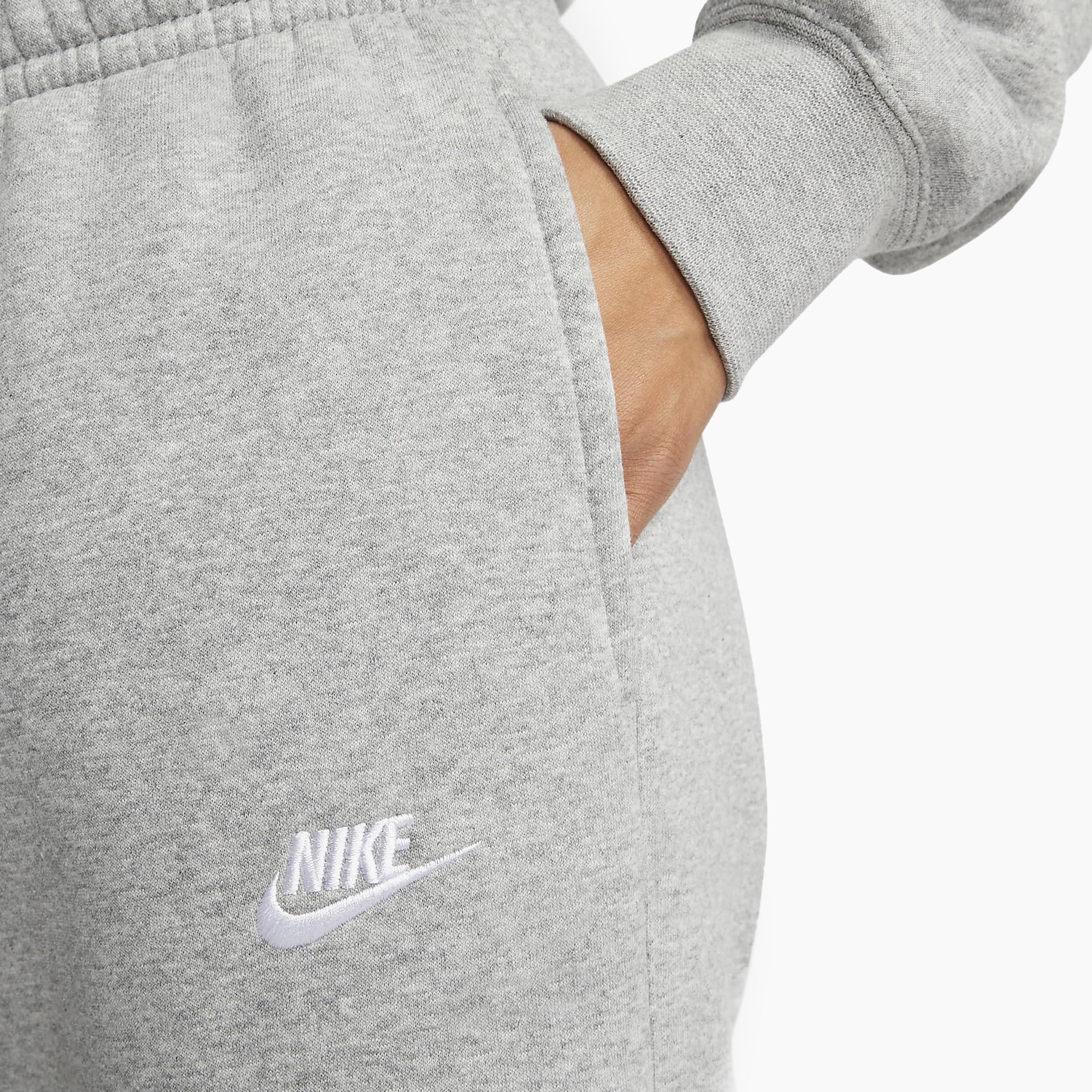 NIKE SPORTSWEAR CLUB JOGGERS DARK GREY HEATHER - BV2671