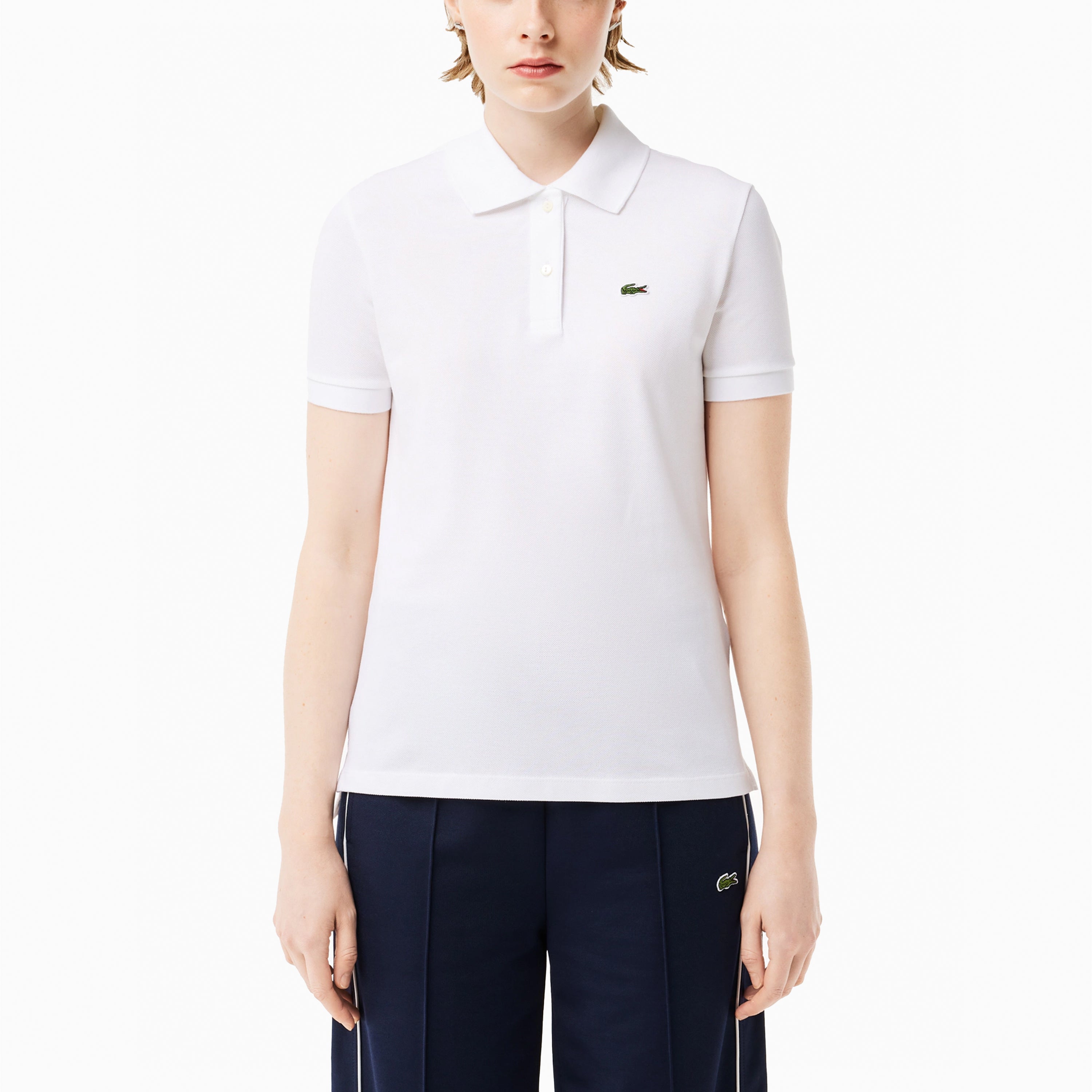 LACOSTE W' POLO CLASSIC FIT WHITE - PF7839