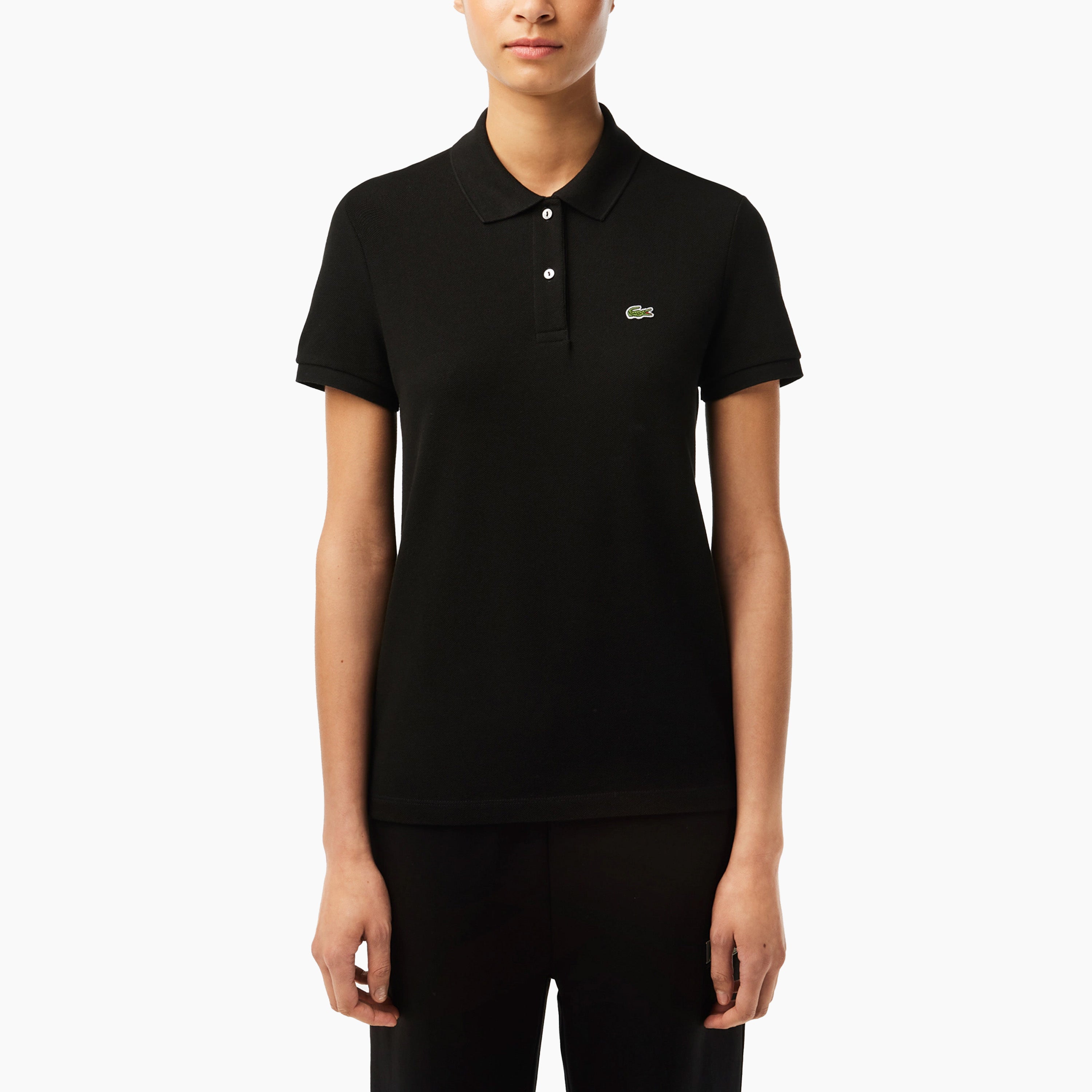 LACOSTE POLO CLASSIC FIT BASIC LOGO & BLACK - PF7839
