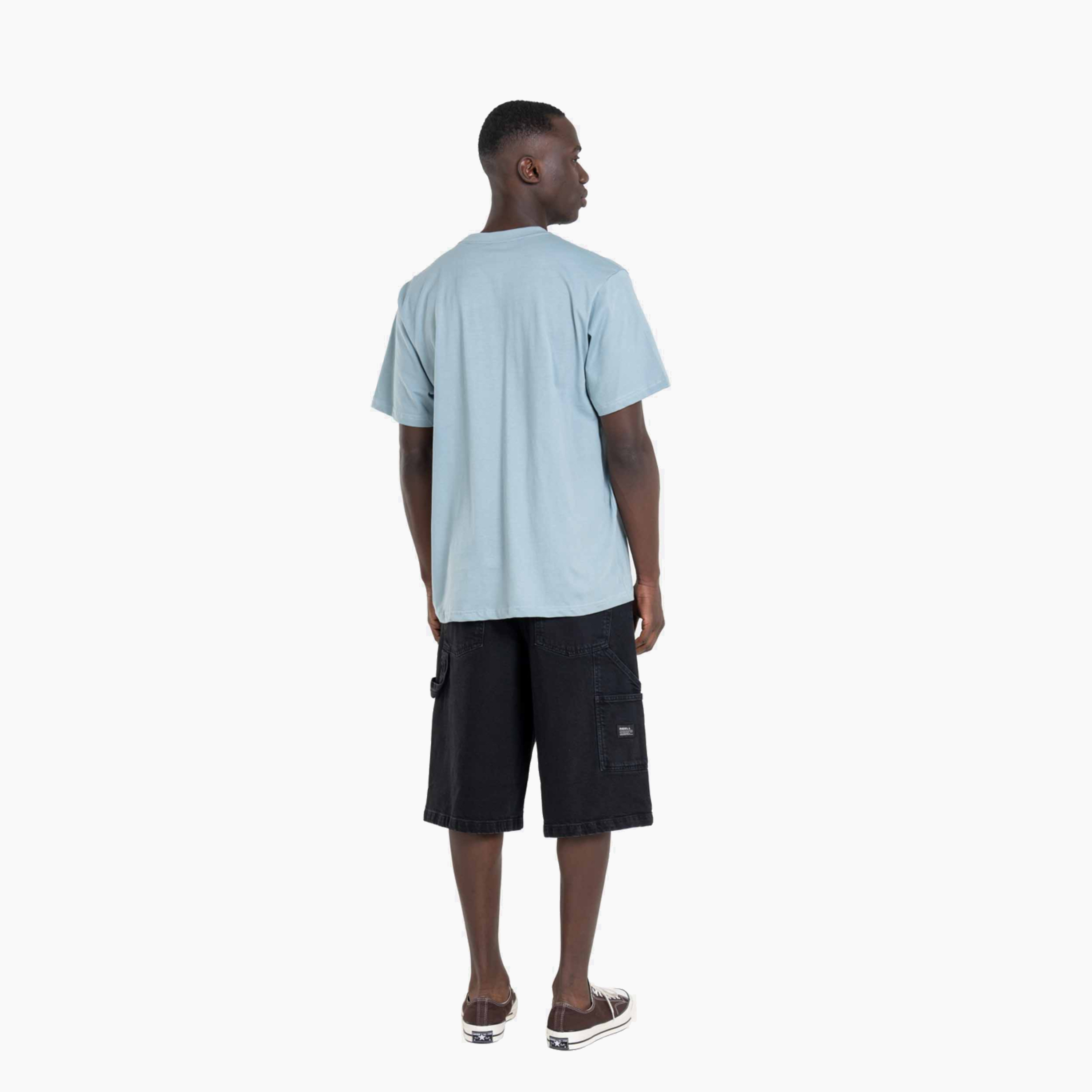 REELL JEAN BELMONT WORKER SHORT CLASSIC BLACK WASH