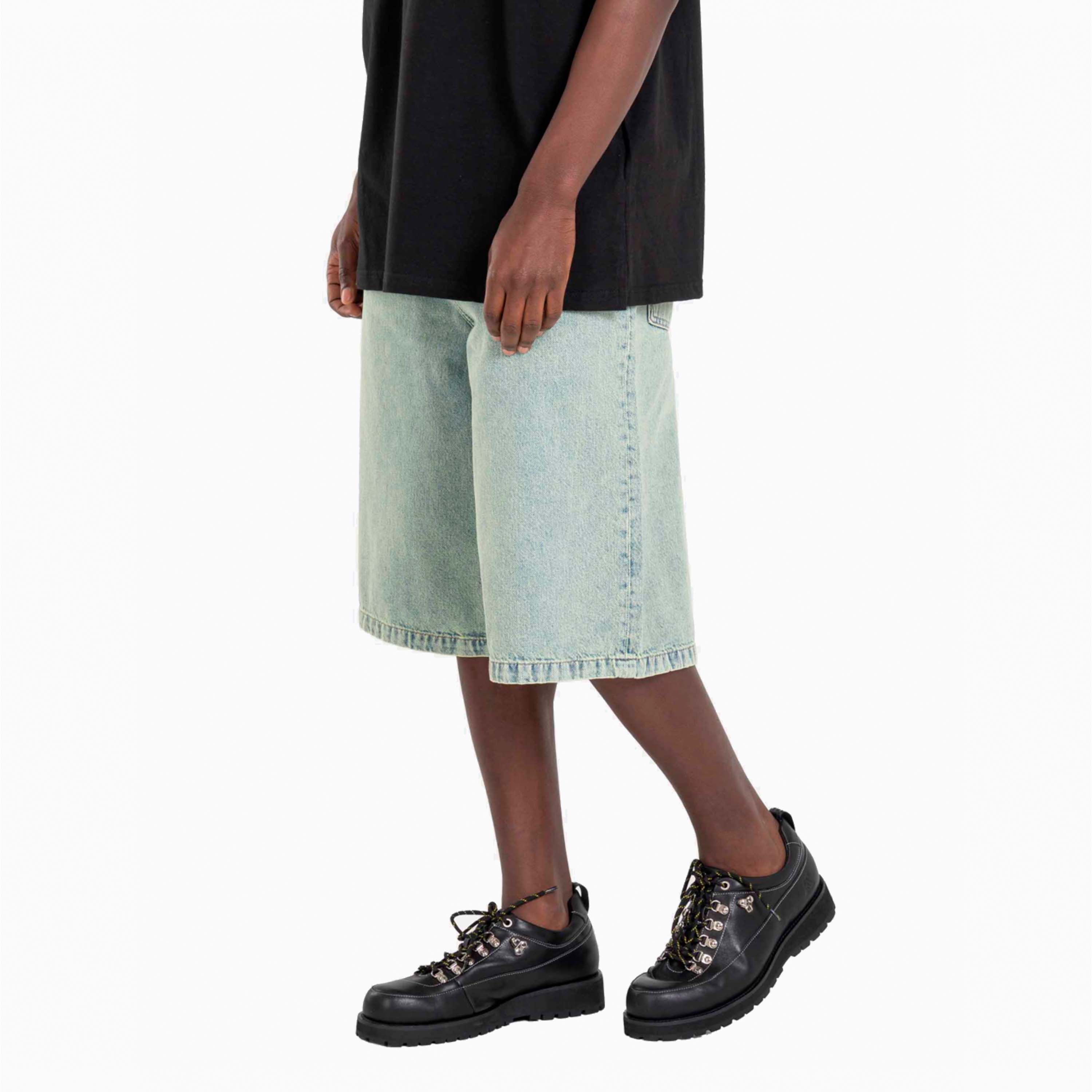 REELL JEANS SHORT BELMONT AMARELO NEVE LAVADA RE3158