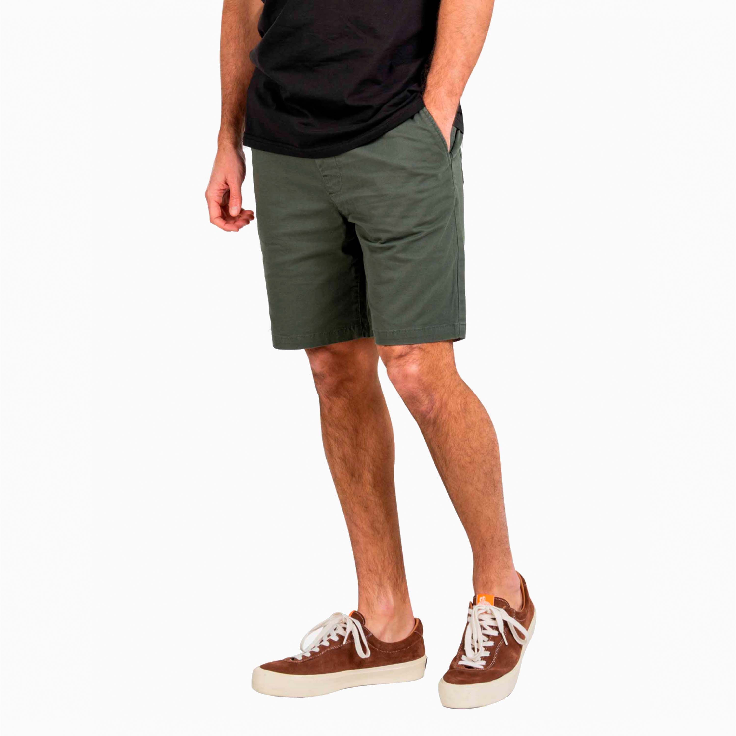 REELL JEANS REFLEX EASY SHORT KHAKI TEXTURIZADO RE3216