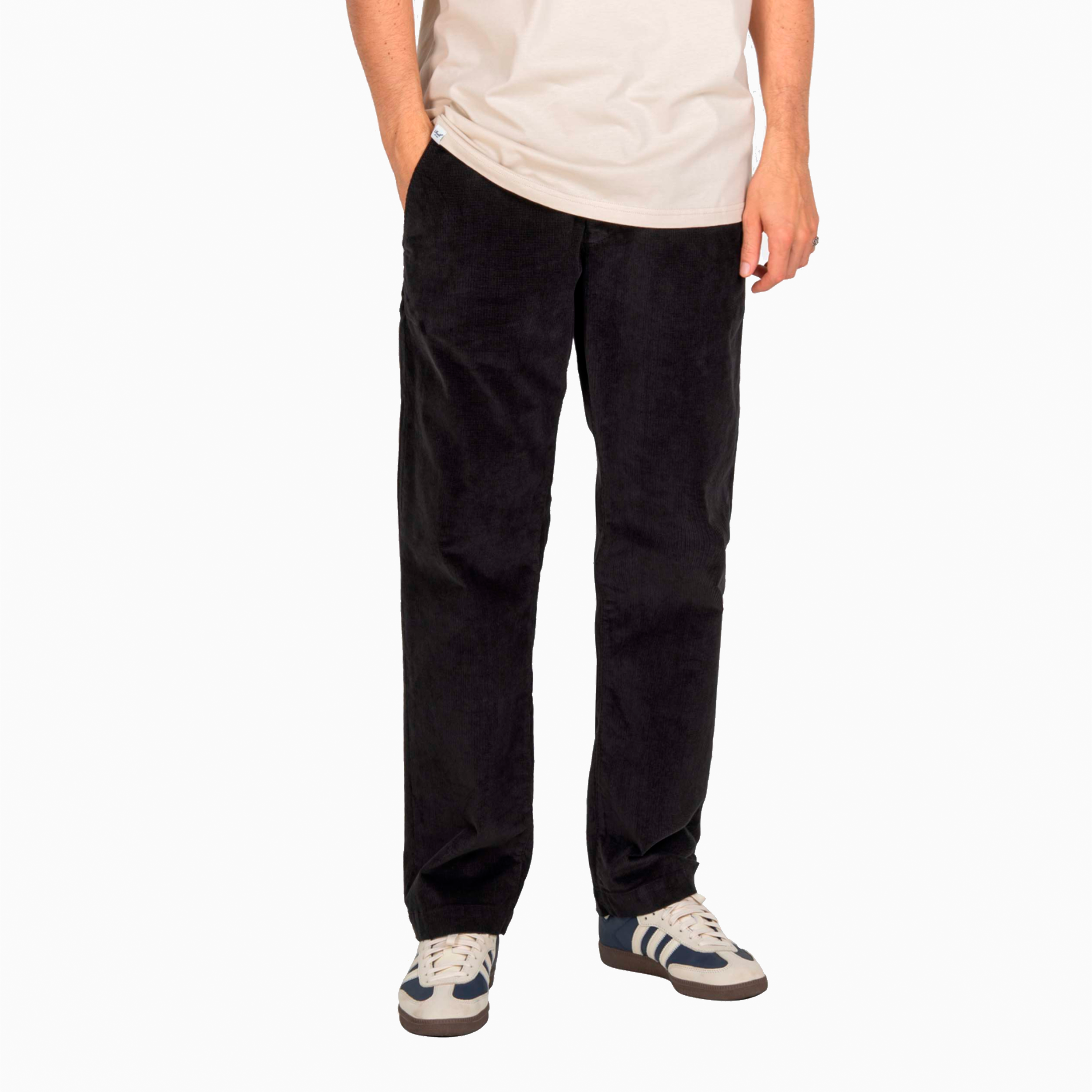 REELL REFLEX LOOSE CHINO CO DEEP BLACK SQUARE CORD RE3605