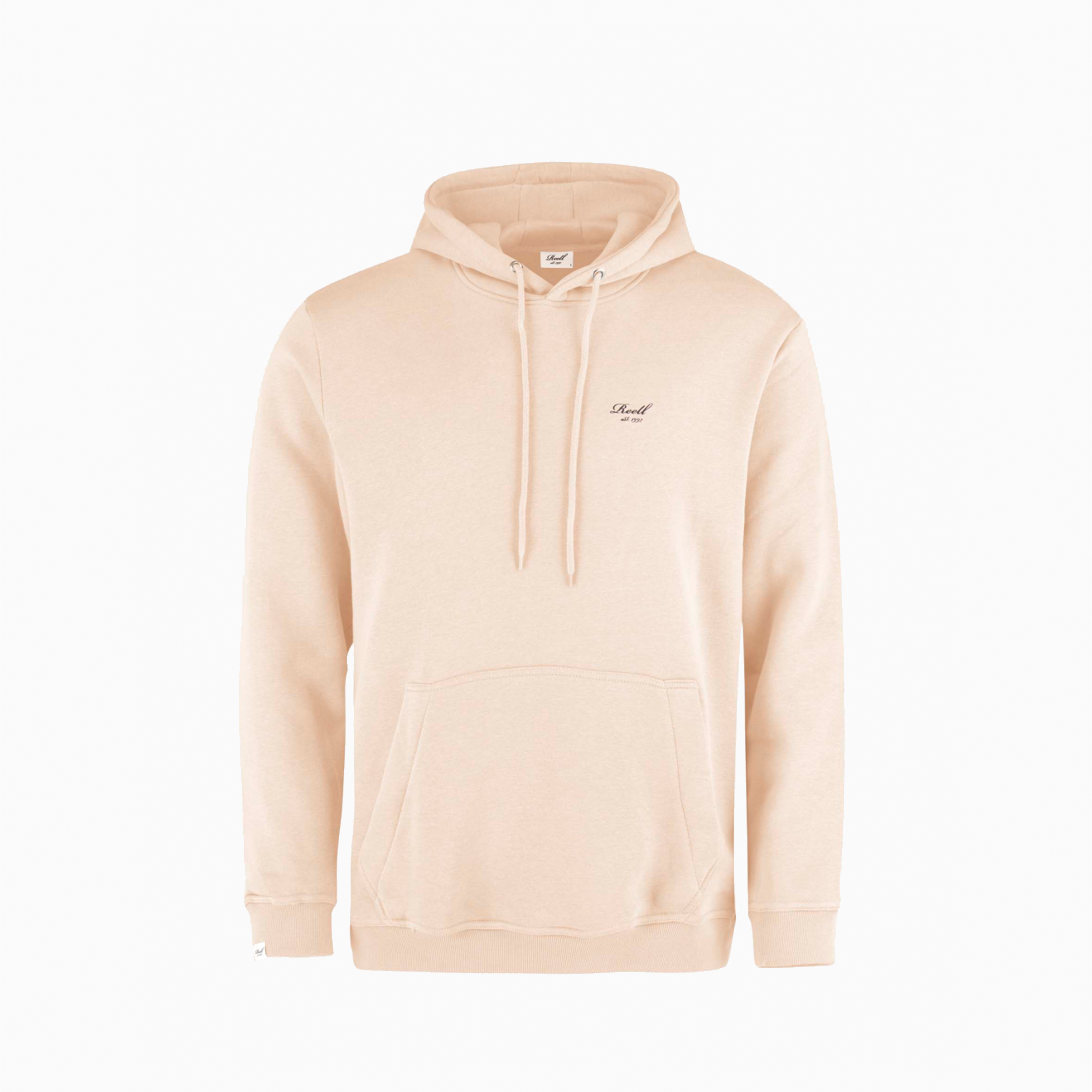 REELL STAPLE LOGO HOODIE SILVER PEONY - RE3695