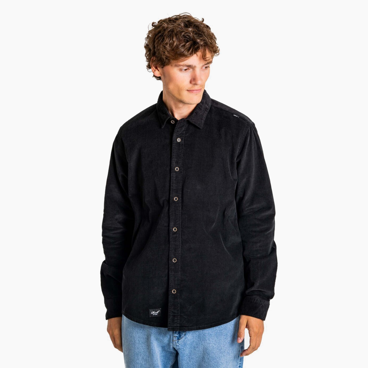 REELL STRIKE SHIRT BLACK RE4476