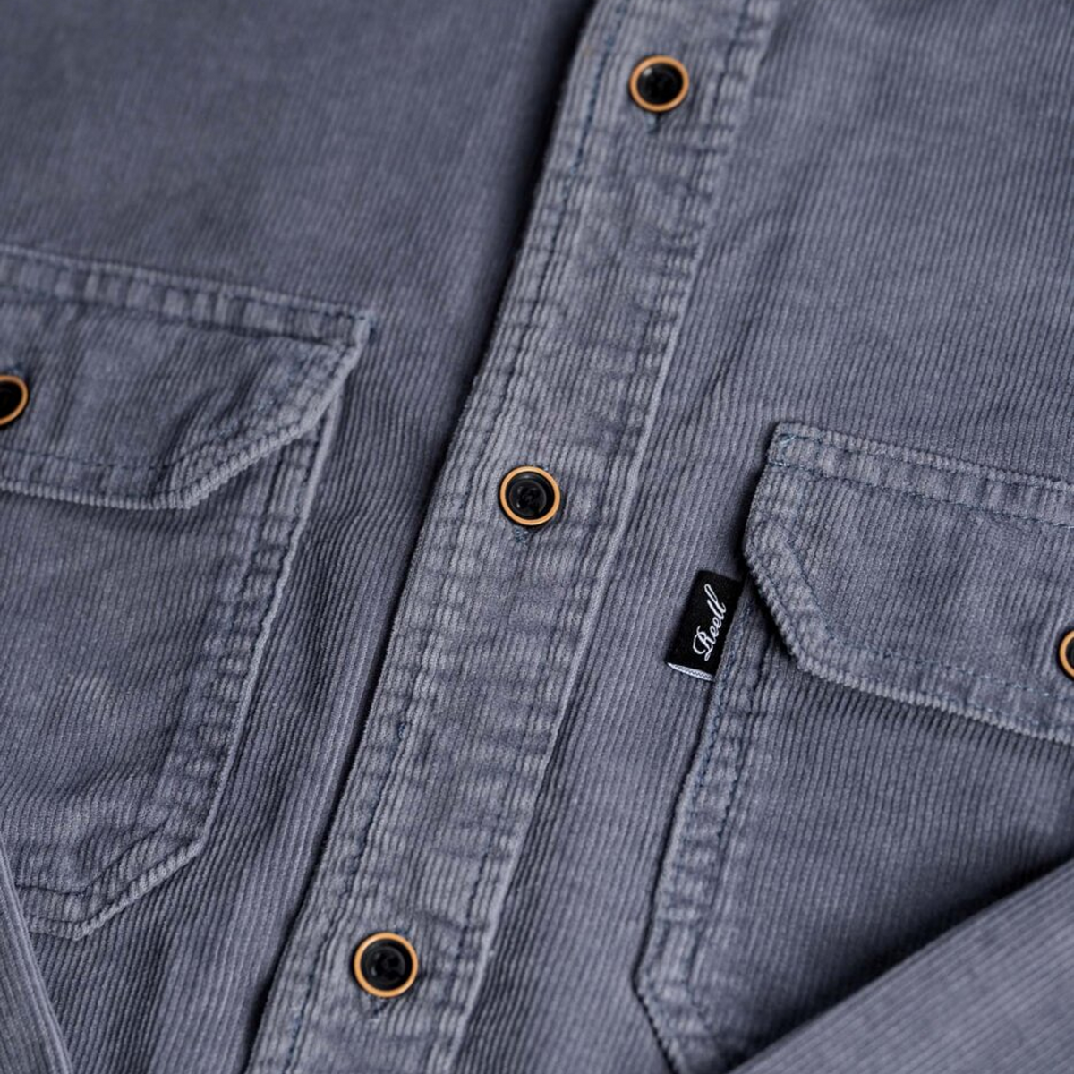 REELL STRIKE SHIRT GREY BLUE RE4477