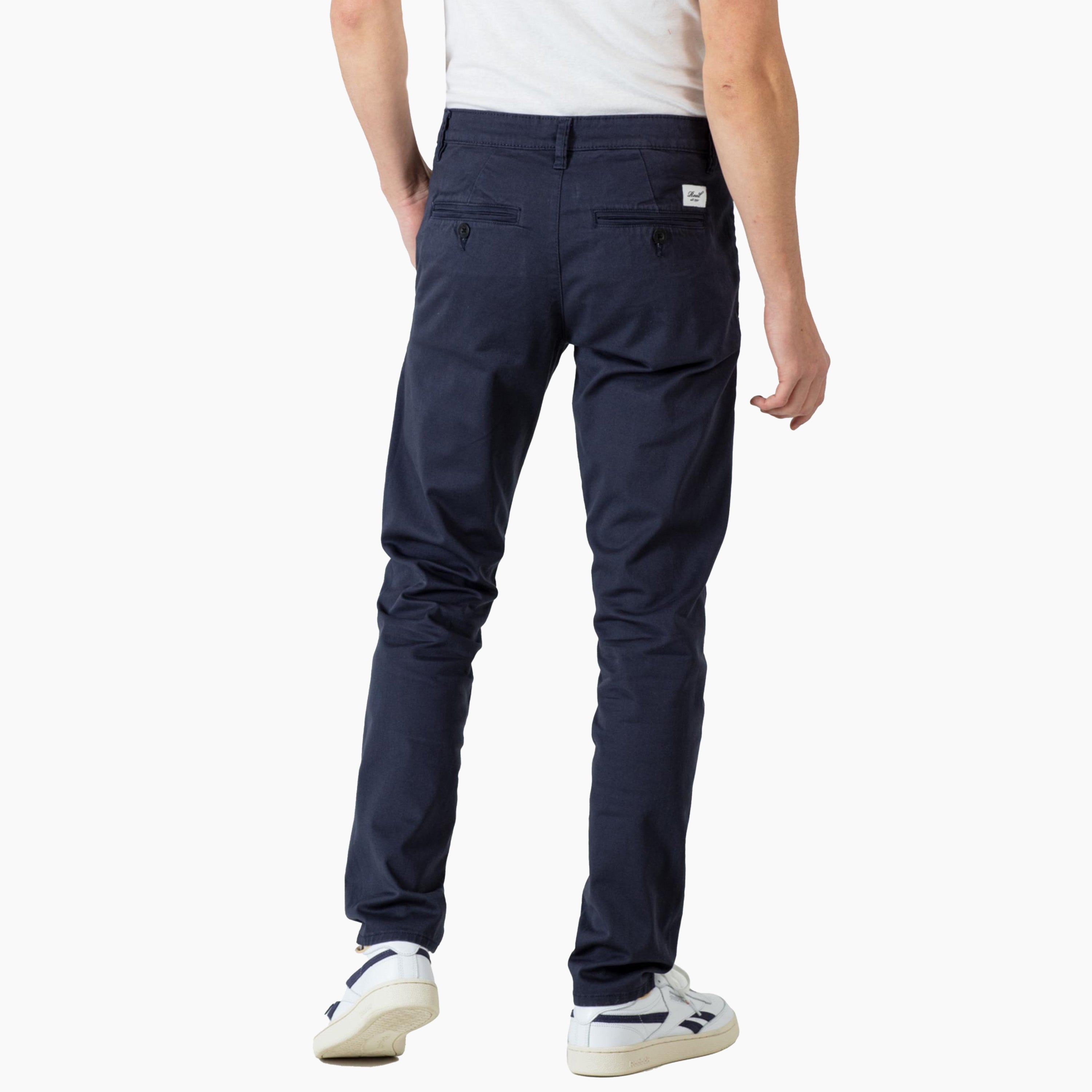 REELL FLEX TAPERED CHINO DUNKEL MARINEBLAU